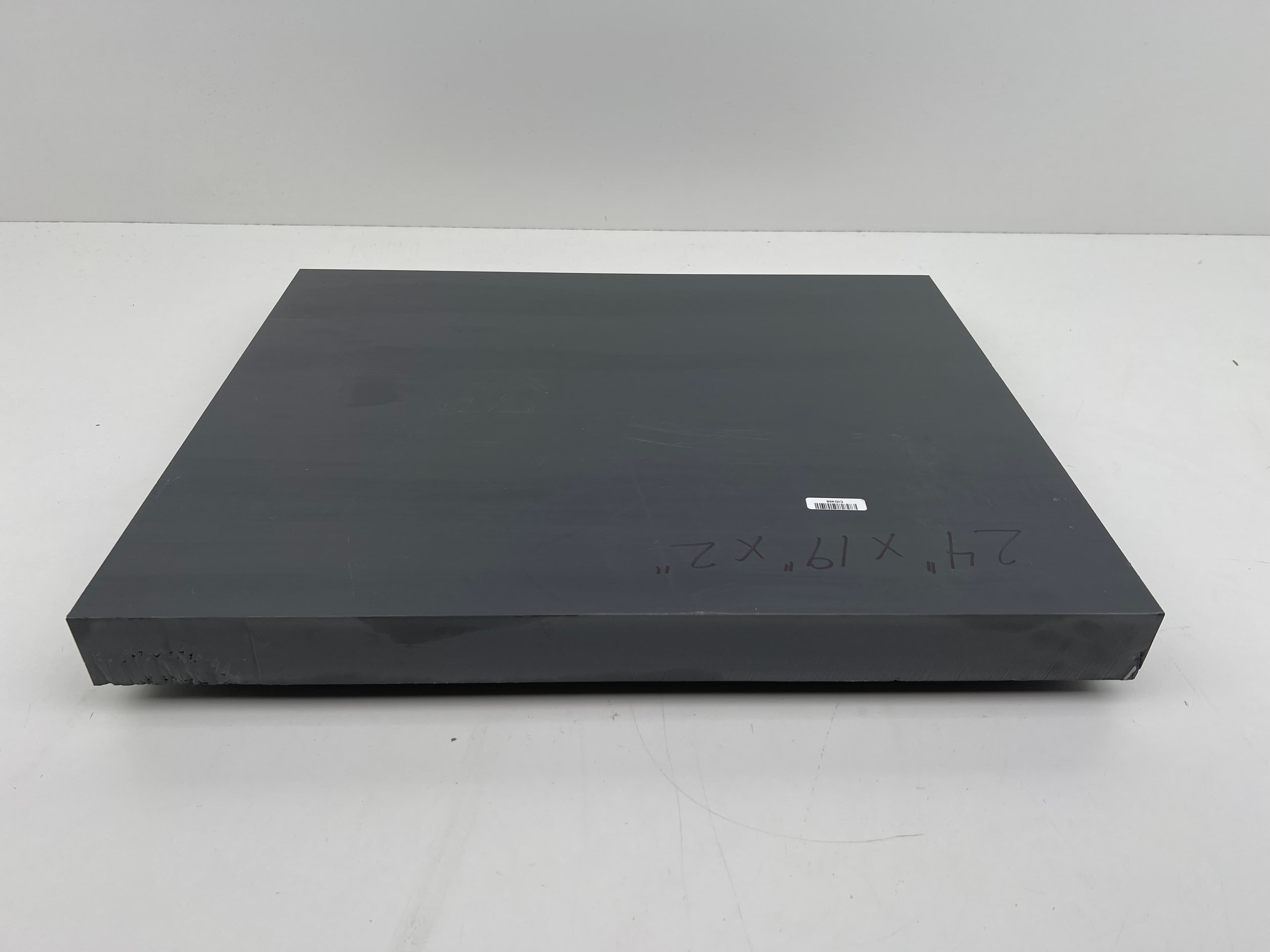 PVC 24" x 19" x 2" Gray Plastic Sheet