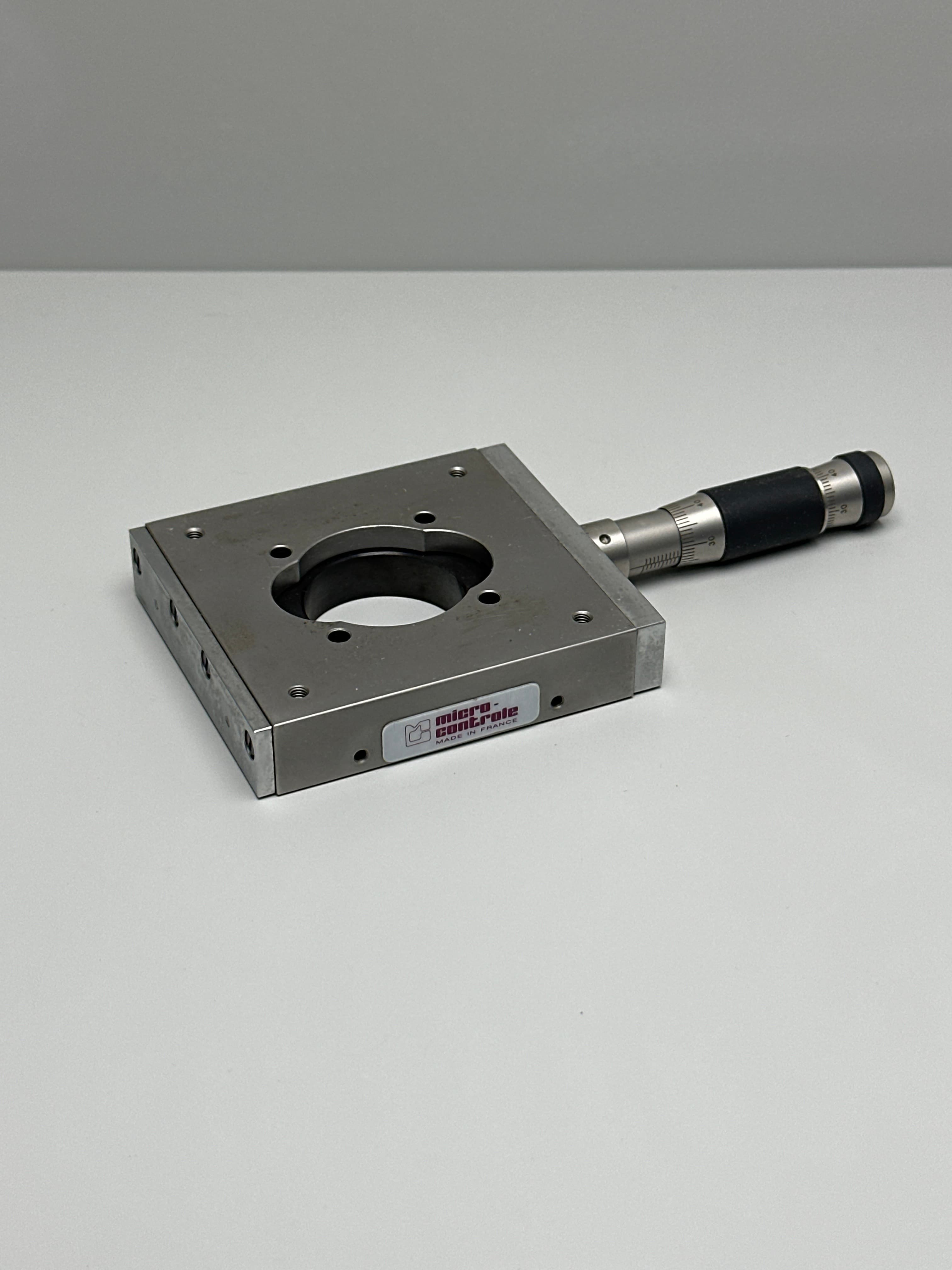 Micro-Controle / Klinger Linear Stage, 1" Travel w/Dual Vernier Micrometers