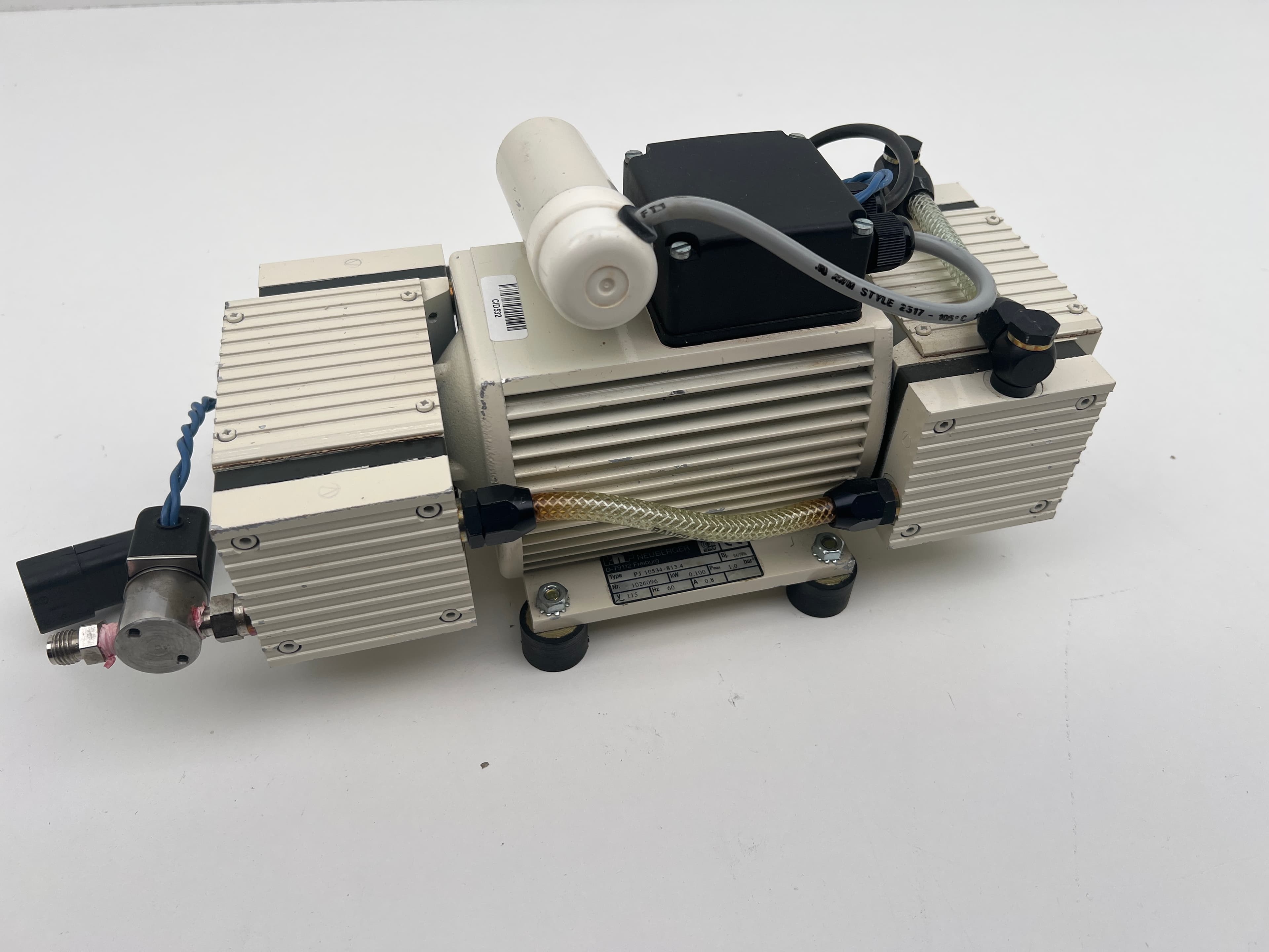 KNF Neuberger PJ 10534-813.4 Diaphram Vacuum Pump, Needs Rebuild