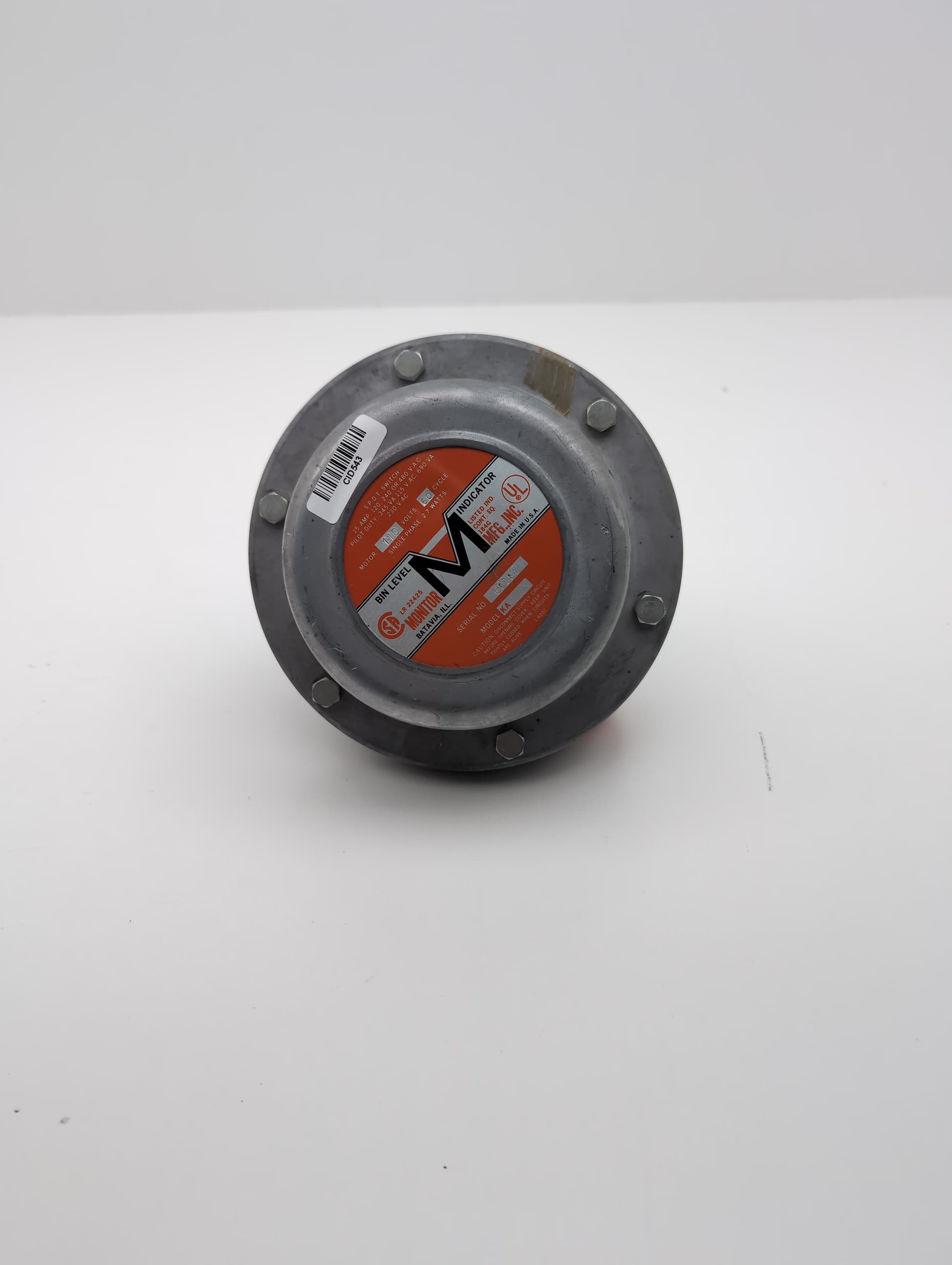 Monitor Mfg. KA Bin Level Indicator