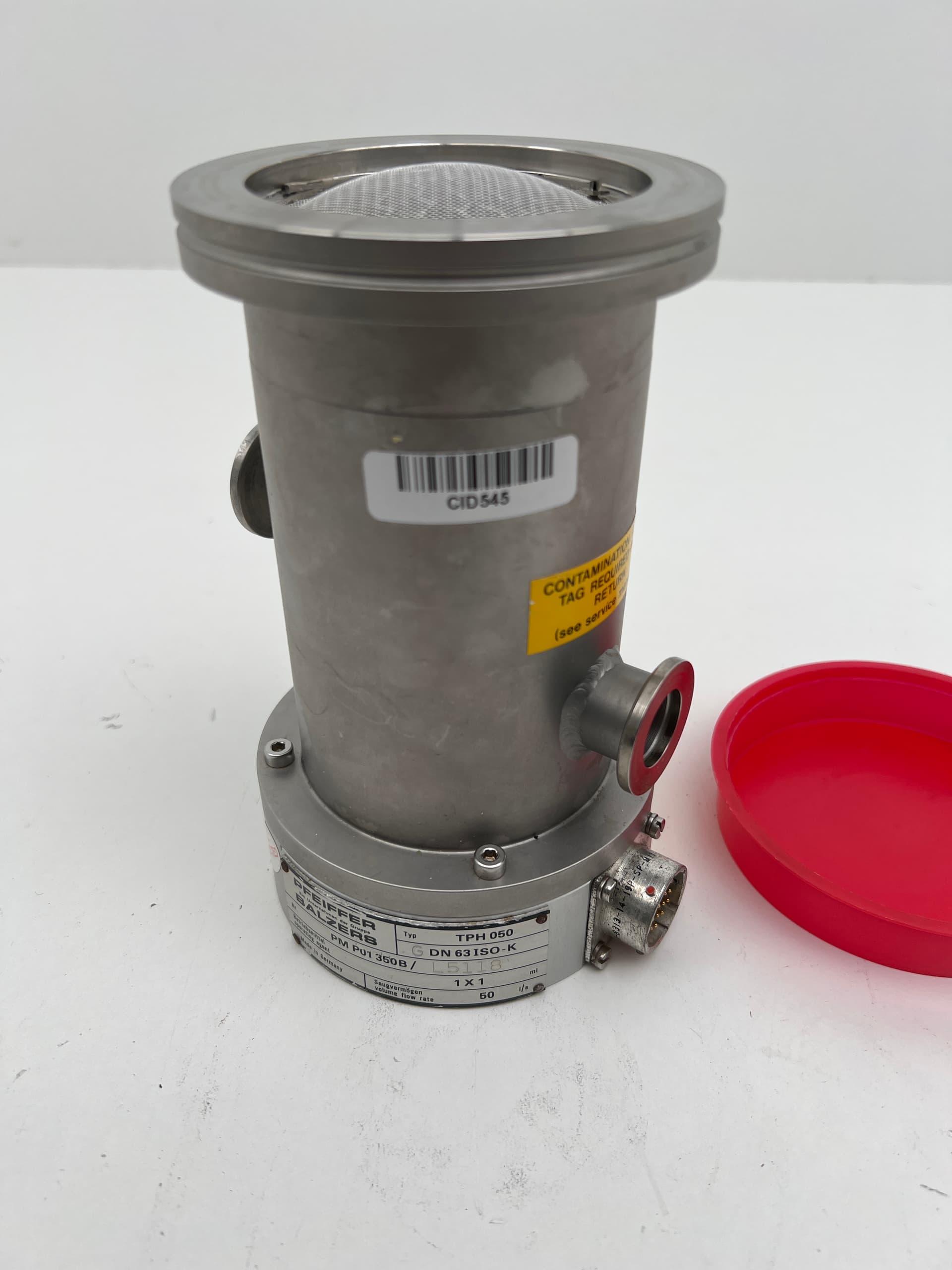 Pfeiffer Balzers TPH 050 Turbomolecular Vacuum Pump - Working
