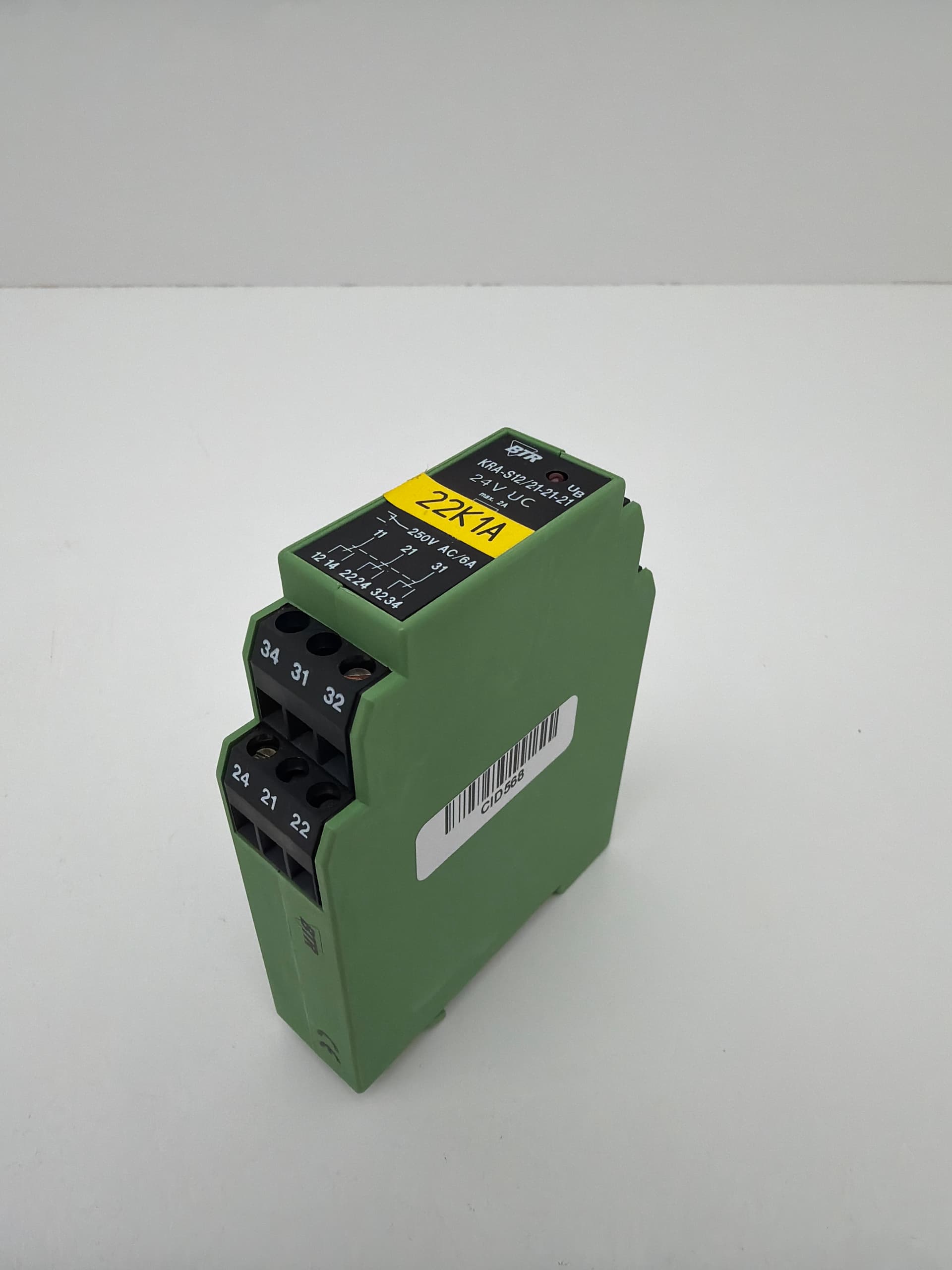 BTR / Metz Connect KRA-S12/21-21-21 Relay Interface Module 24V PLC Coupling Unit