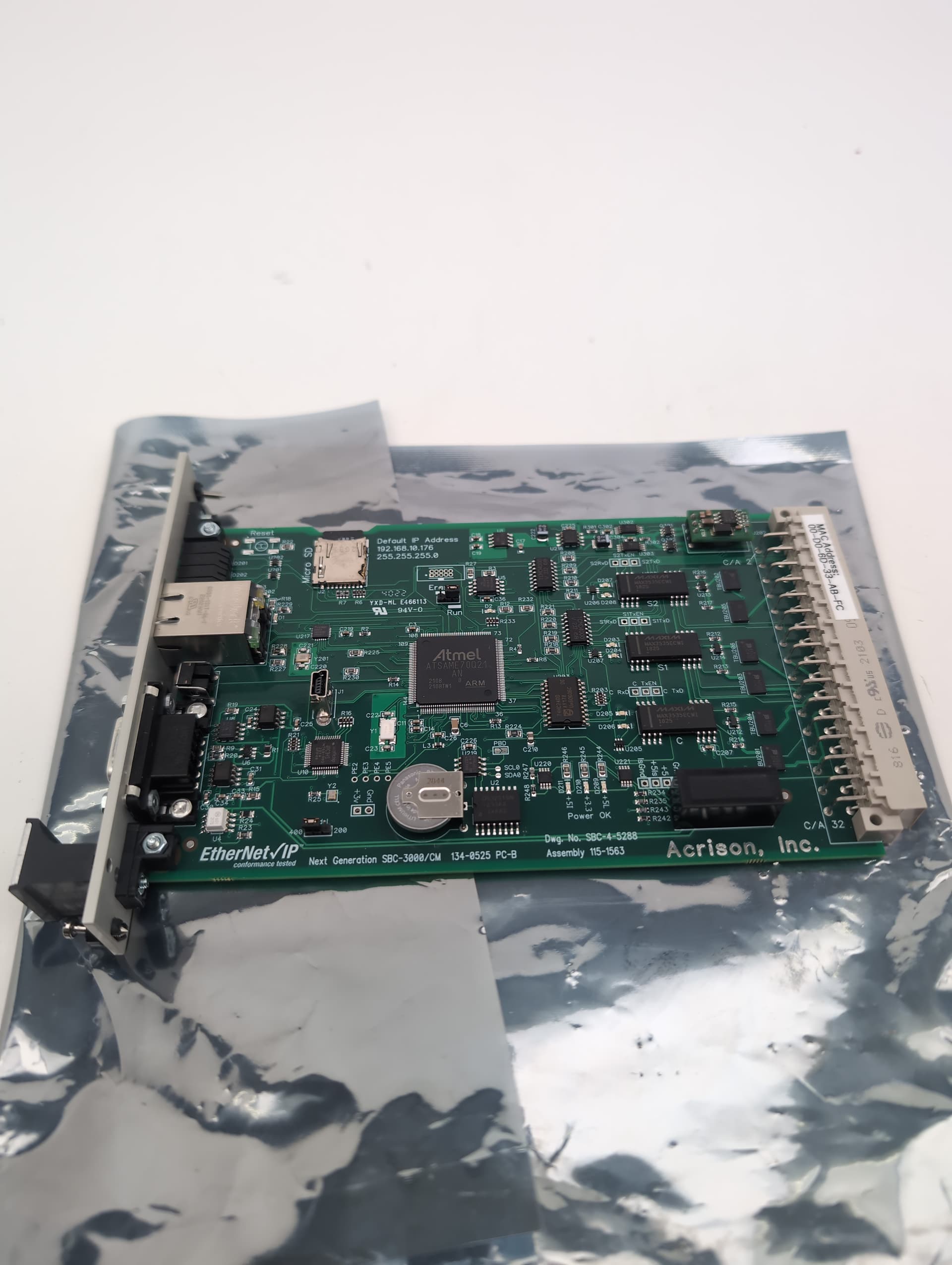 Acrison 115-1563 SBC-3000 CM Controller SBC-4-5288 CM V3& PF 70