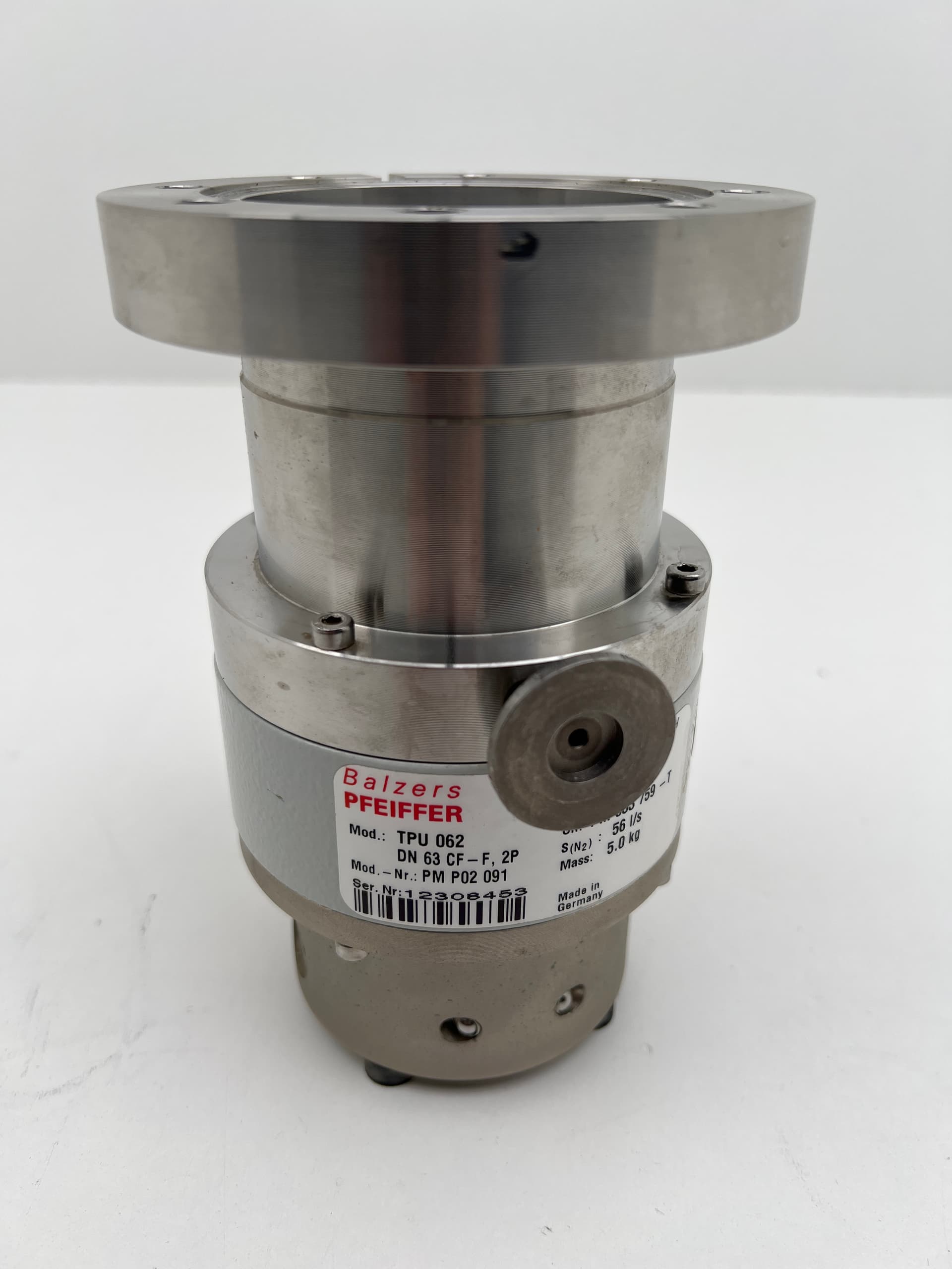 Pfeiffer Balzers TPU 062 Turbomolecular Vacuum Pump- Needs Rebuild- New Bearings