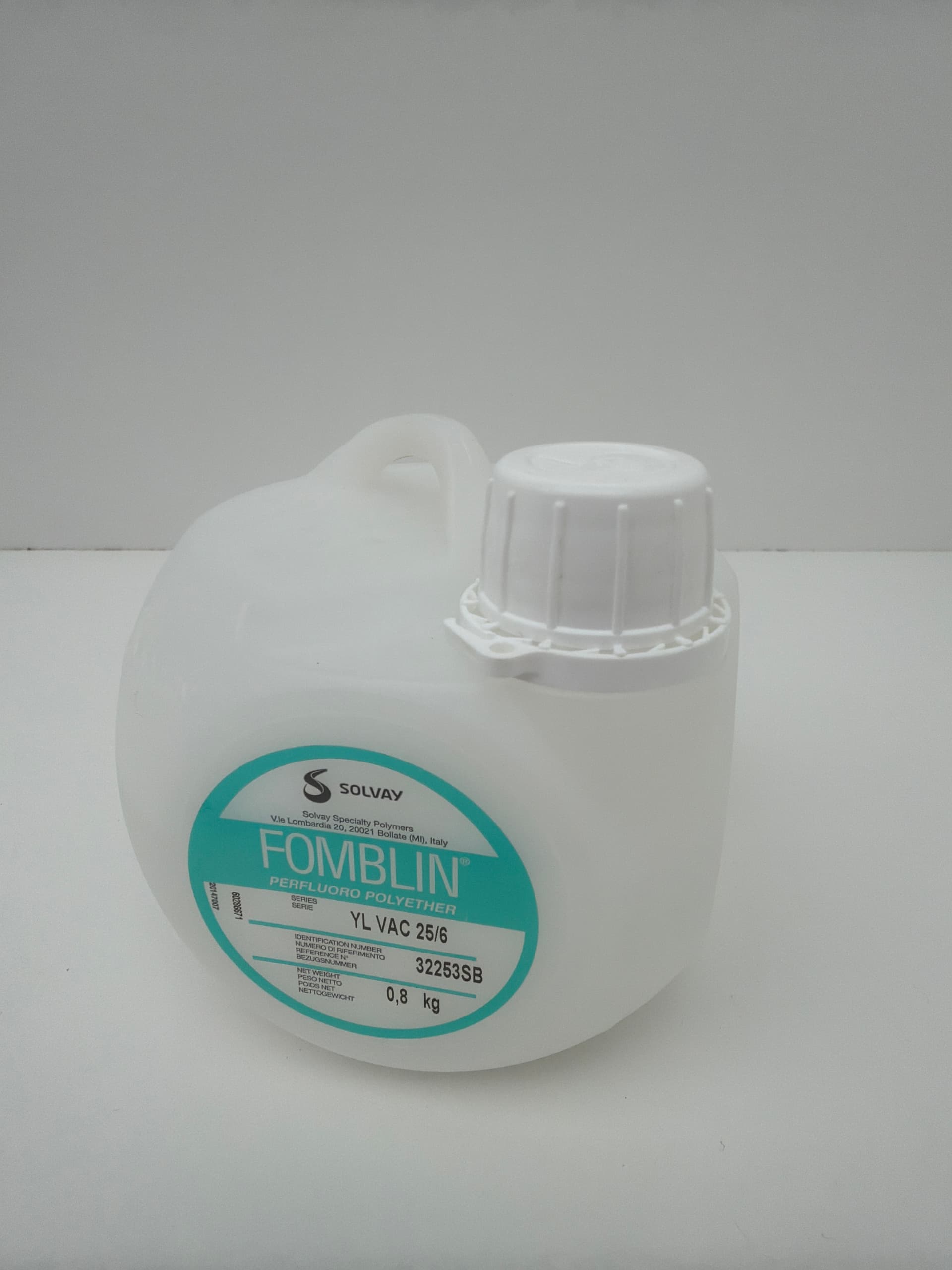 Solvay Fomblin YL VAC 25/6 PFPE Vacuum Pump Oil Lubricant 0.8kg