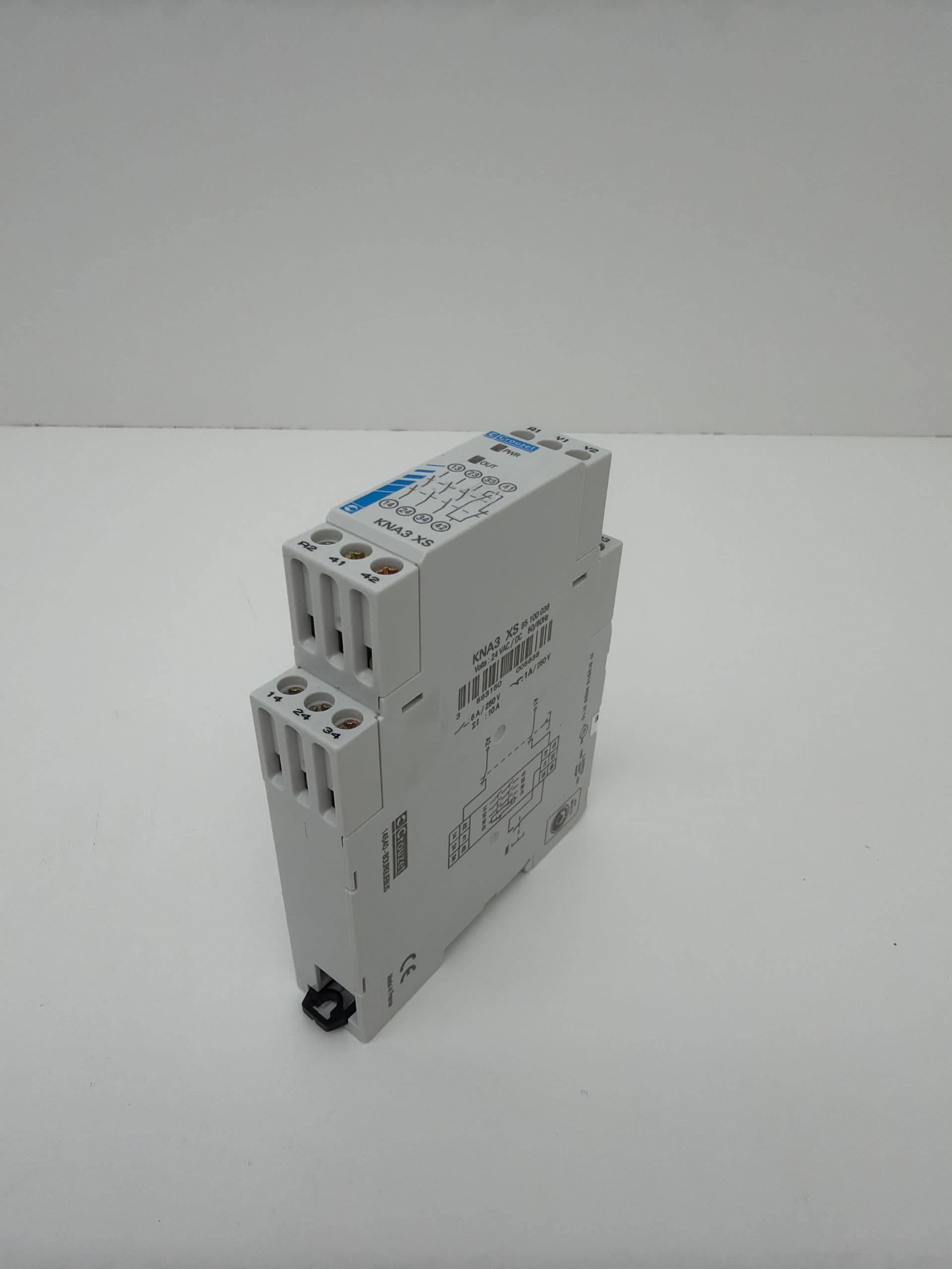 Crouzet KNA3 XS Safety Relay 24VAC/DC 3NO 1NC Emergency Stop Guard Monitor