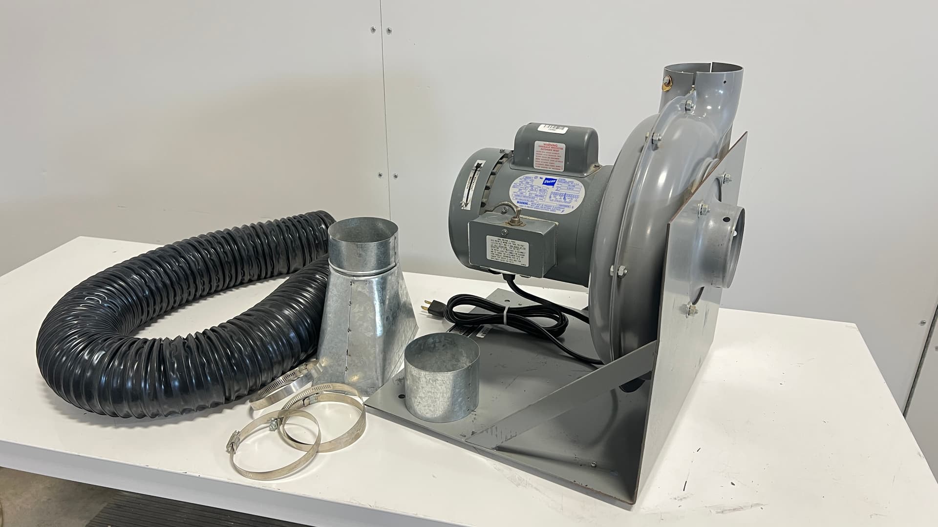 Cincinnatti 1Z968B Portable Fume Exhauster, 370 CFM, 1/2HP, 110V