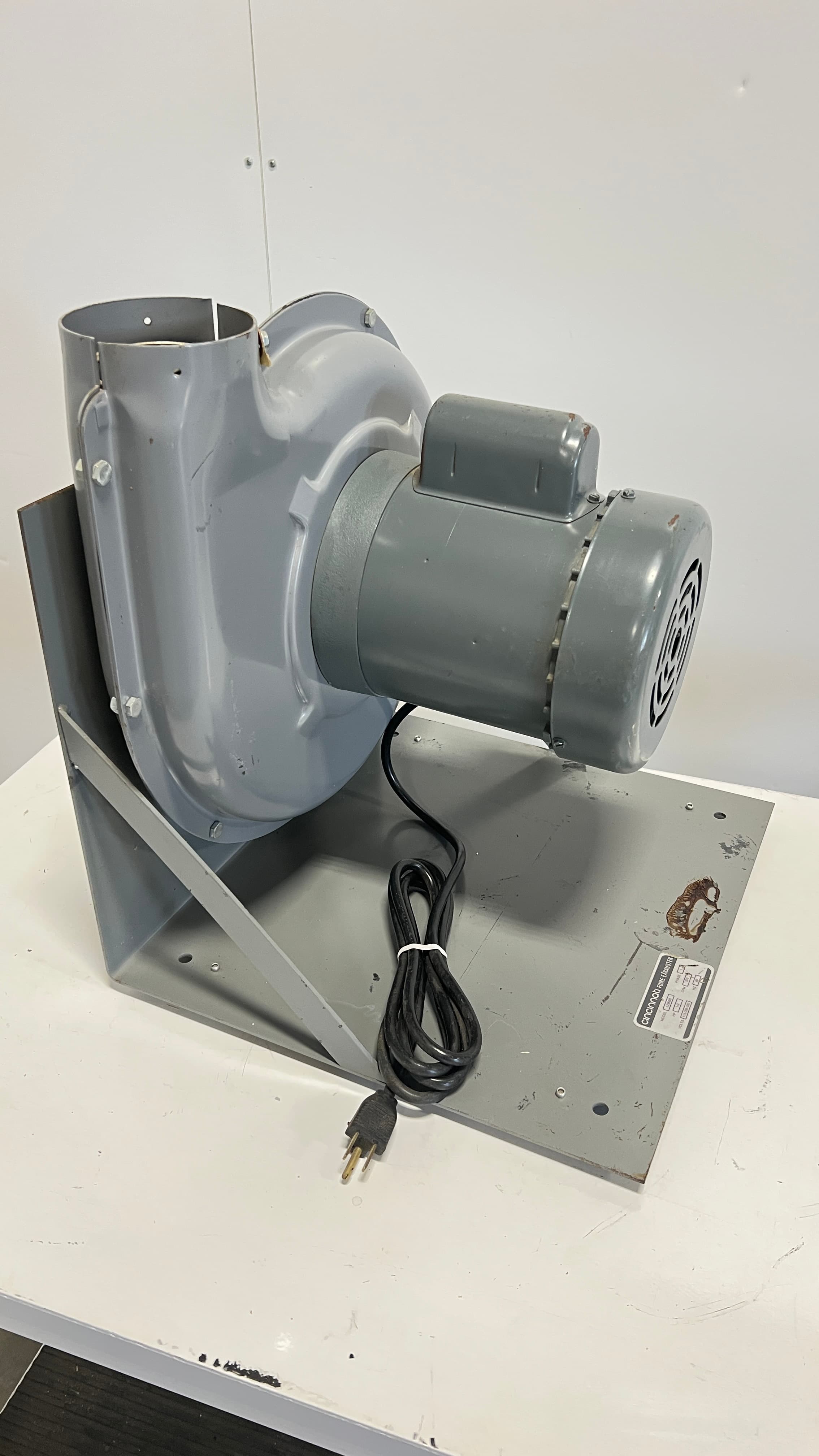 Cincinnatti 1Z968B Portable Fume Exhauster, 370 CFM, 1/2HP, 110V