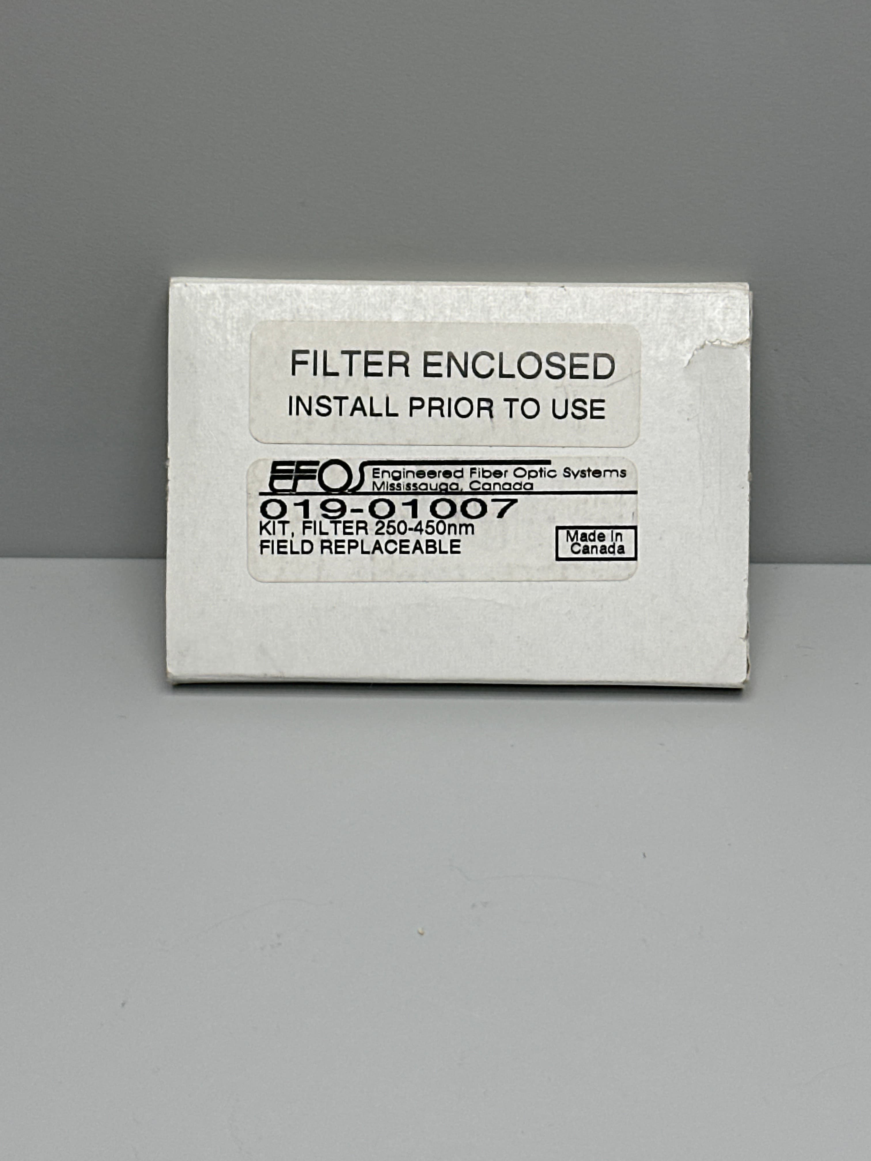 EFOS / EXFO 019-01007 Filter Kit Assembly 250nm - 450nm