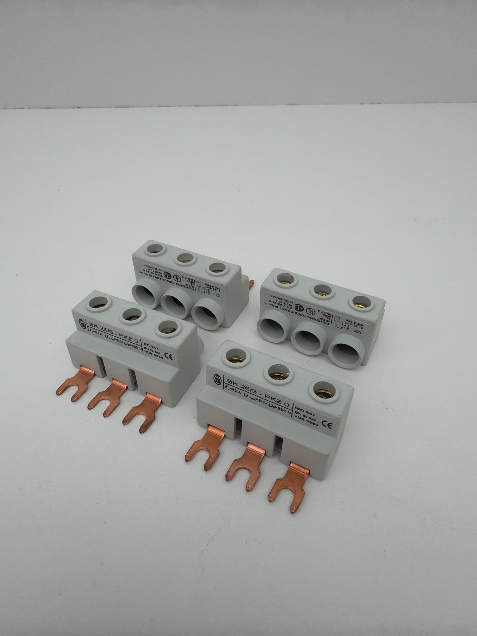 Moeller BK25/3-PKZ0 Terminal Block, 3 Pole