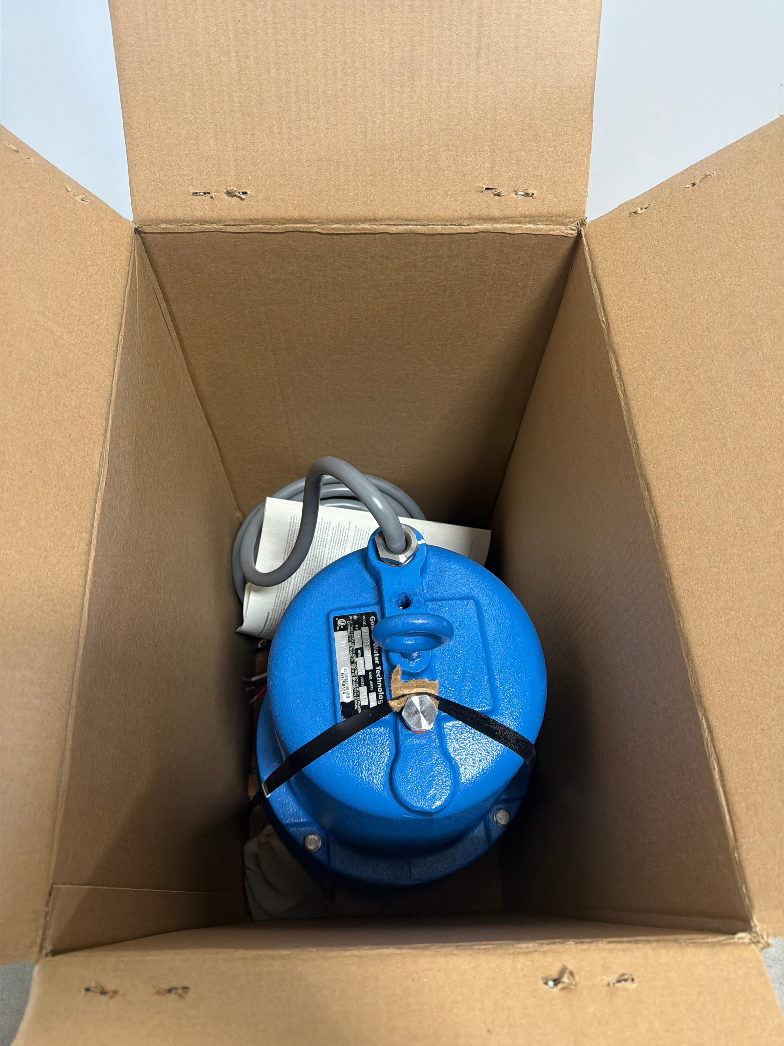 Goulds WS2034D3 WS D3 3888 Submersible Sewage Pump, 2 HP, 1750 RPM, 7" Impeller