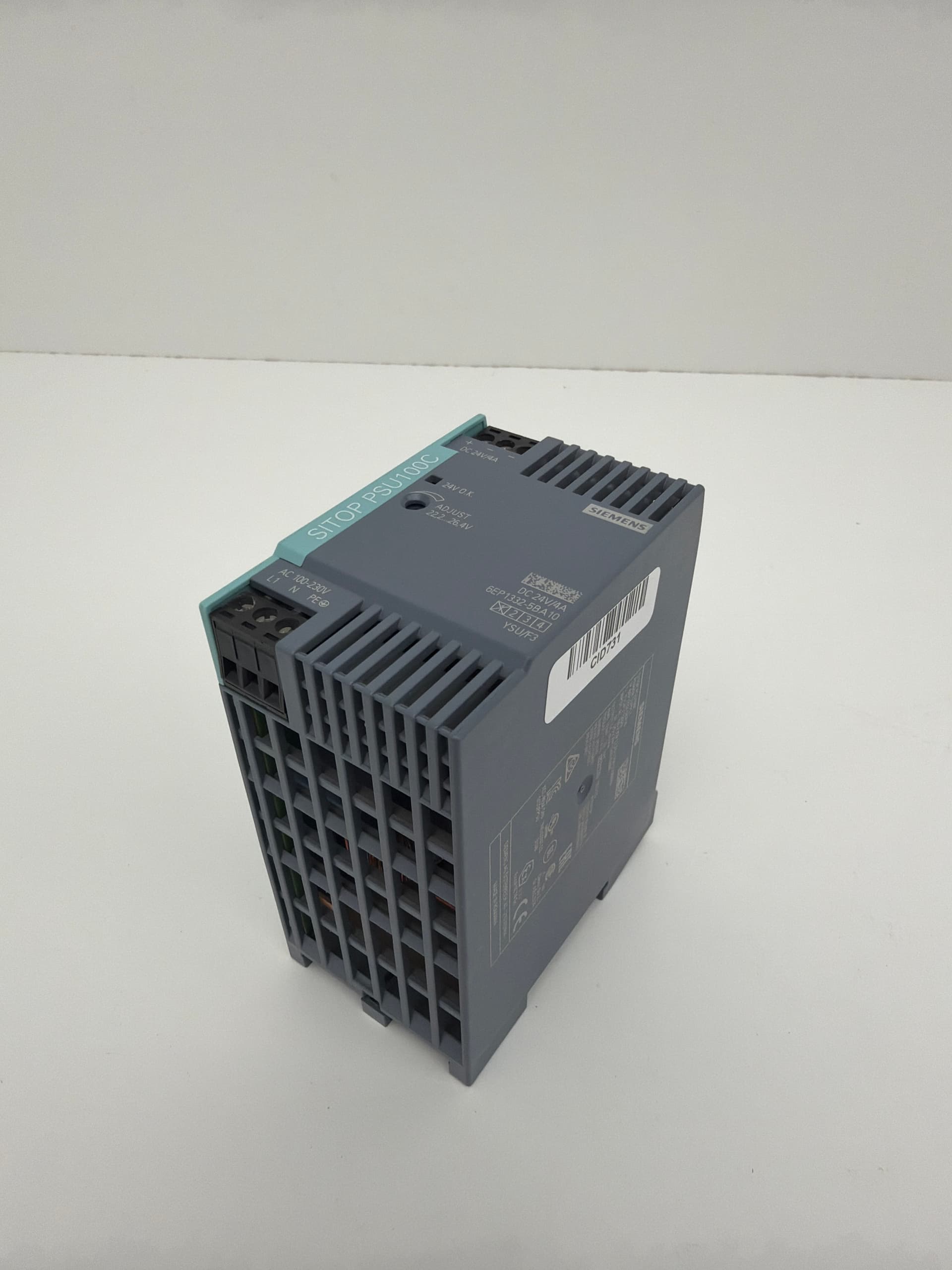 Siemens 6EP1332-5BA10 SITOP PSU100S Power Supply 24V 2.5A 120/230V
