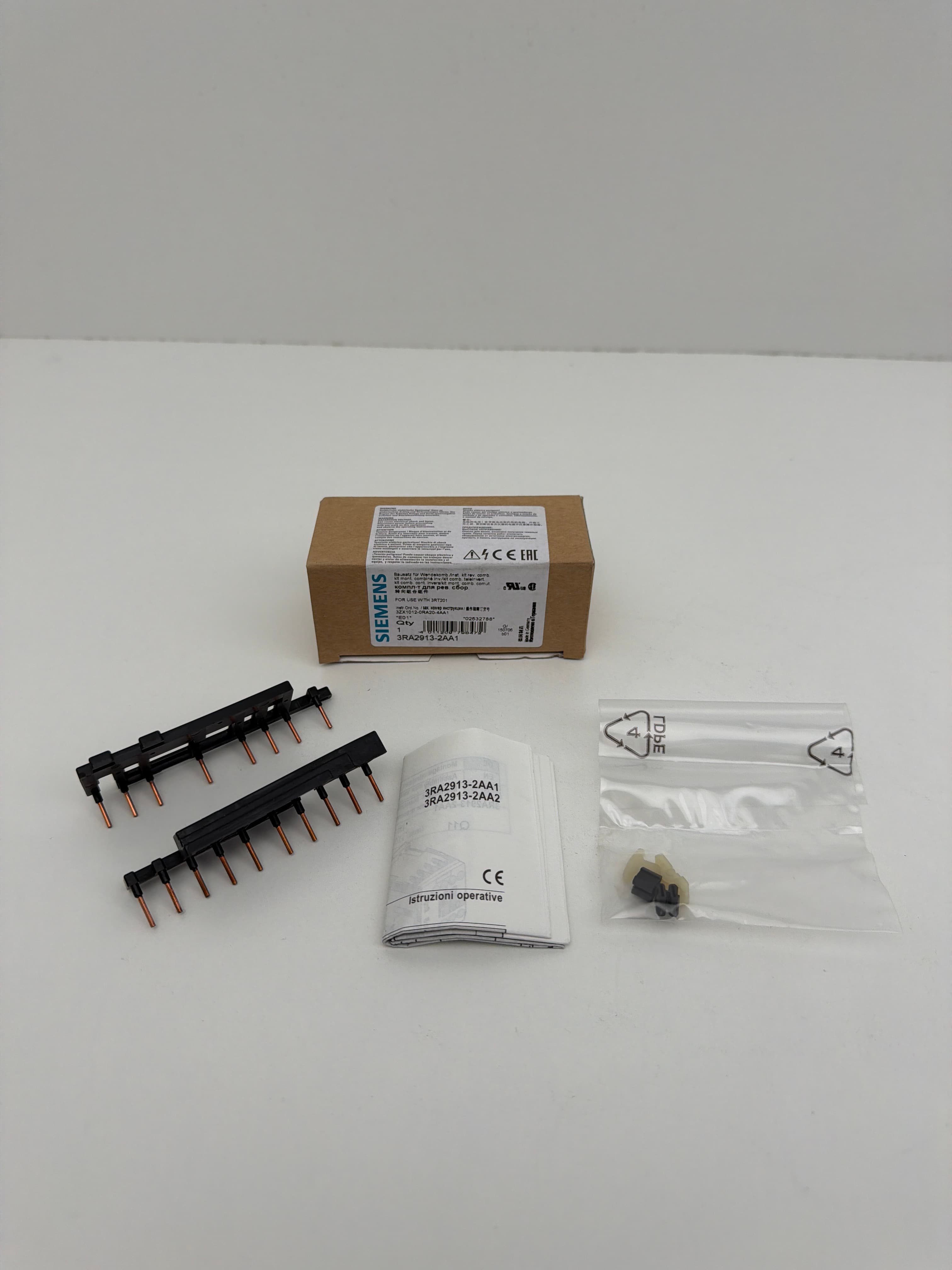 Siemens 3RA2913-2AA1 Wiring Kit S00 Reversing Starter Mechanical Interlock