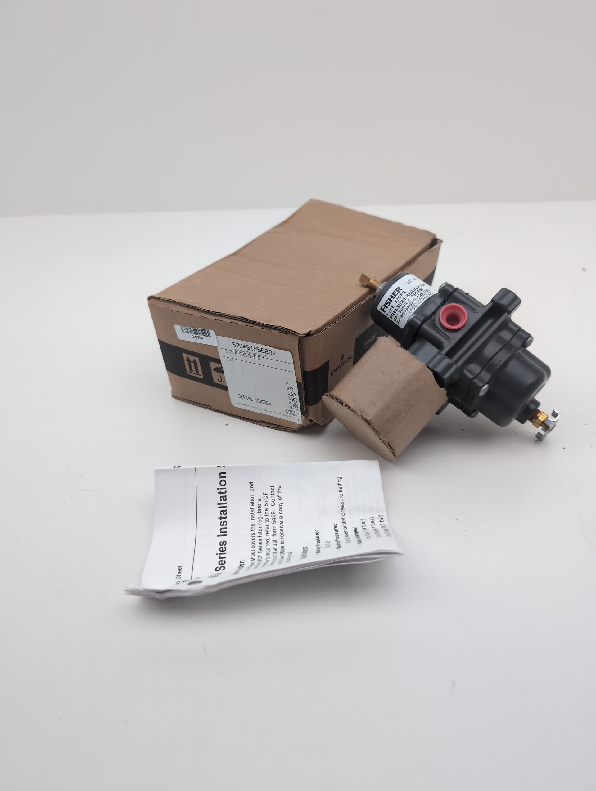 Fisher 67CFR-1663-38550 Pressure regulator