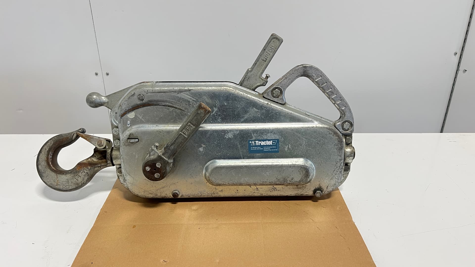 Tractel TU-28 Griphoist Tirfor Wire Rope Hoist - 4000lb Capacity