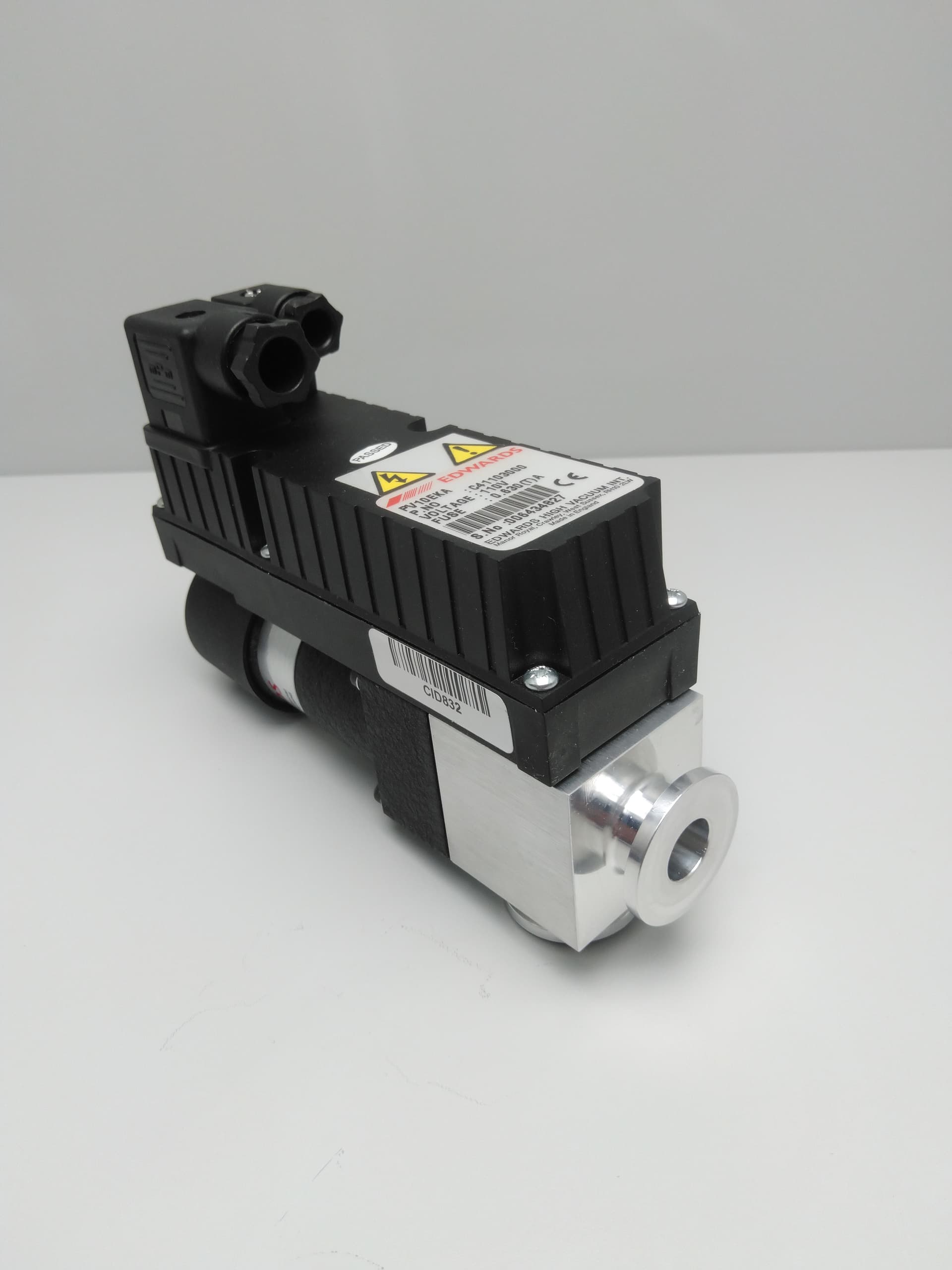 Edwards Vacuum PV10EKA - C41103000 Solenoid Isolation Vacuum Valve 110V