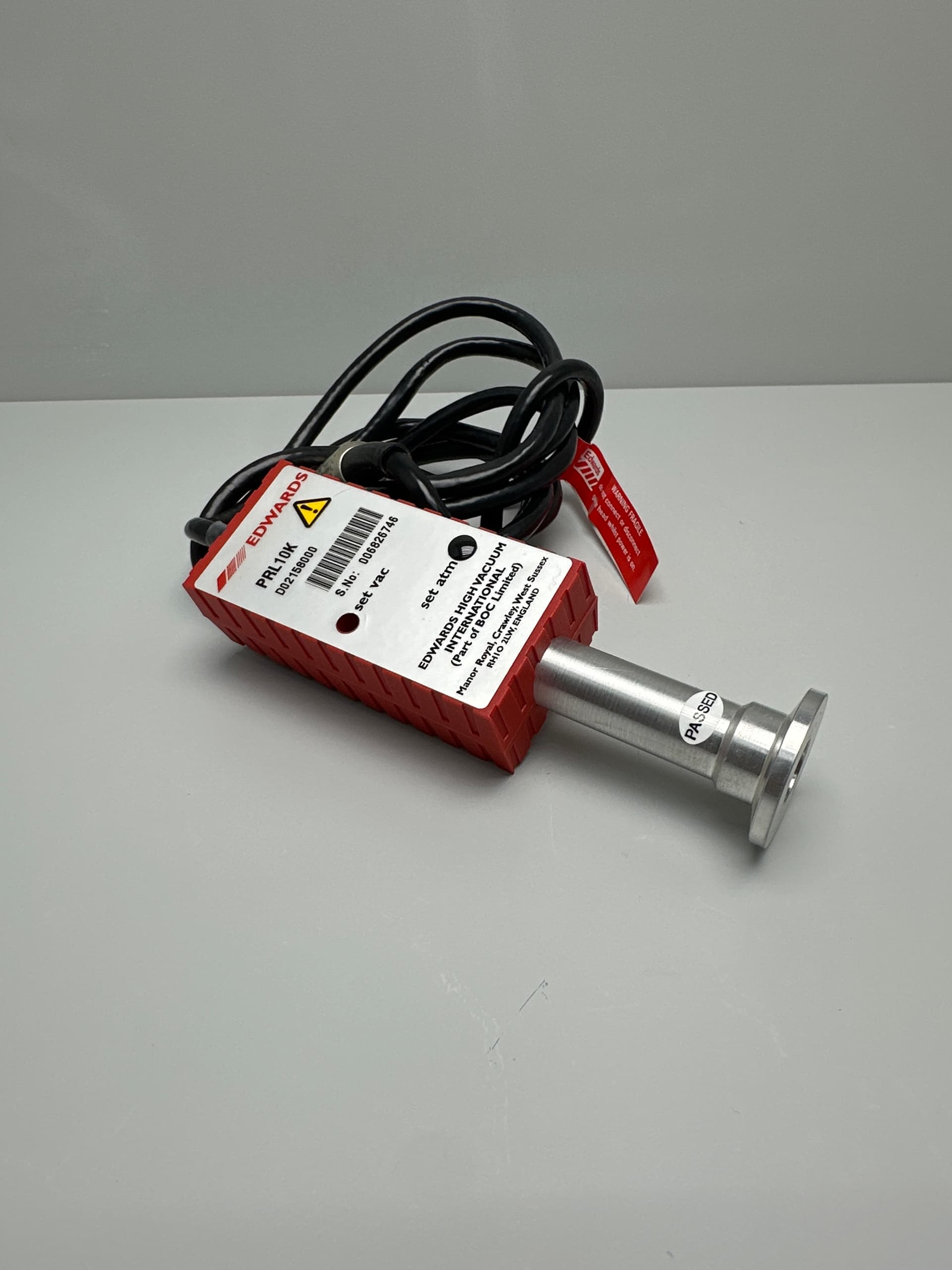 Edwards Vacuum PRL10K - D02158000 Pirani Vacuum Gauge Head