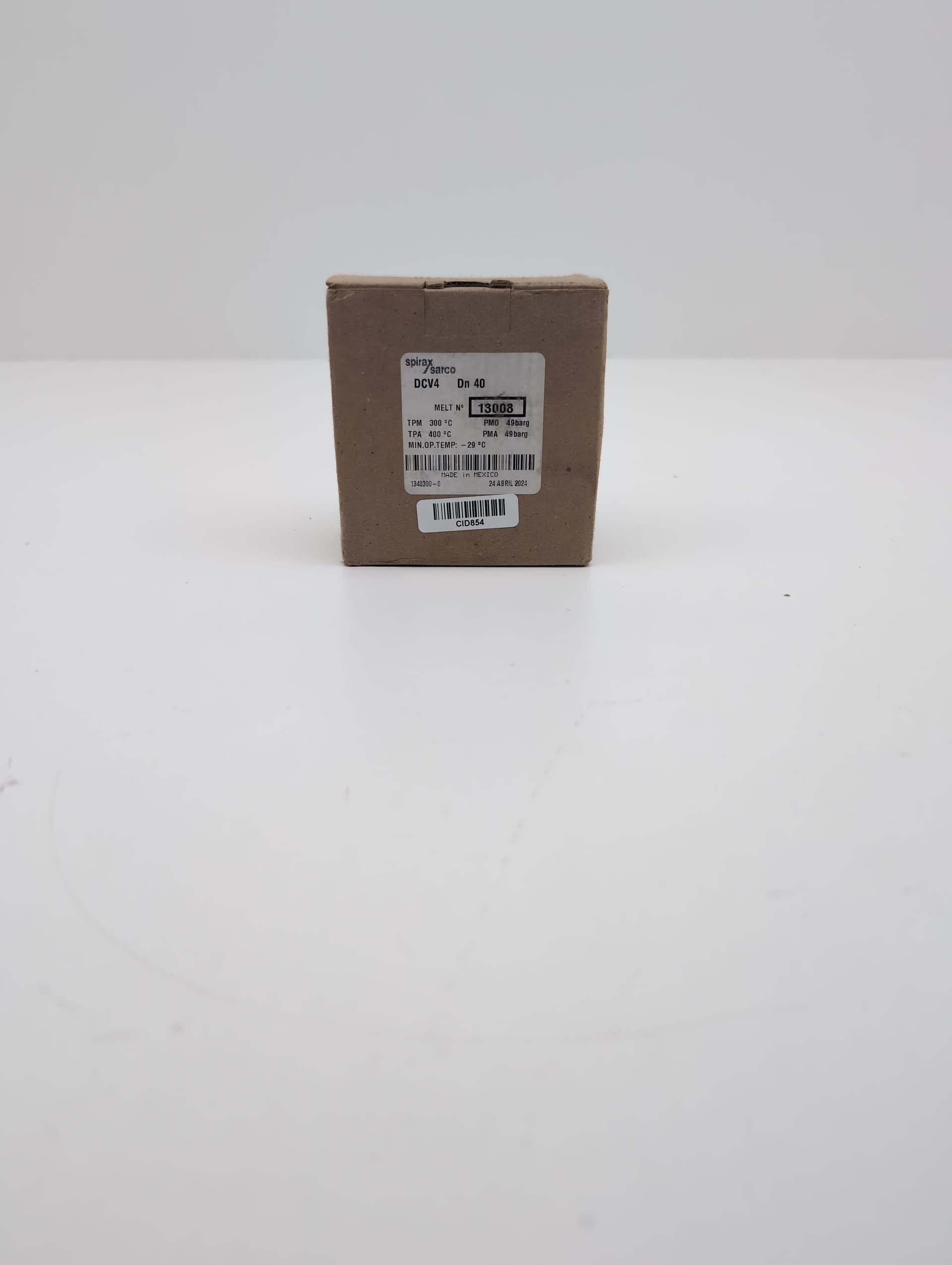 Spirax Sarco DCV4 Wafer Check valve, 1 1/2"(Dn 40) ,ASTM A351 CF3M SS
