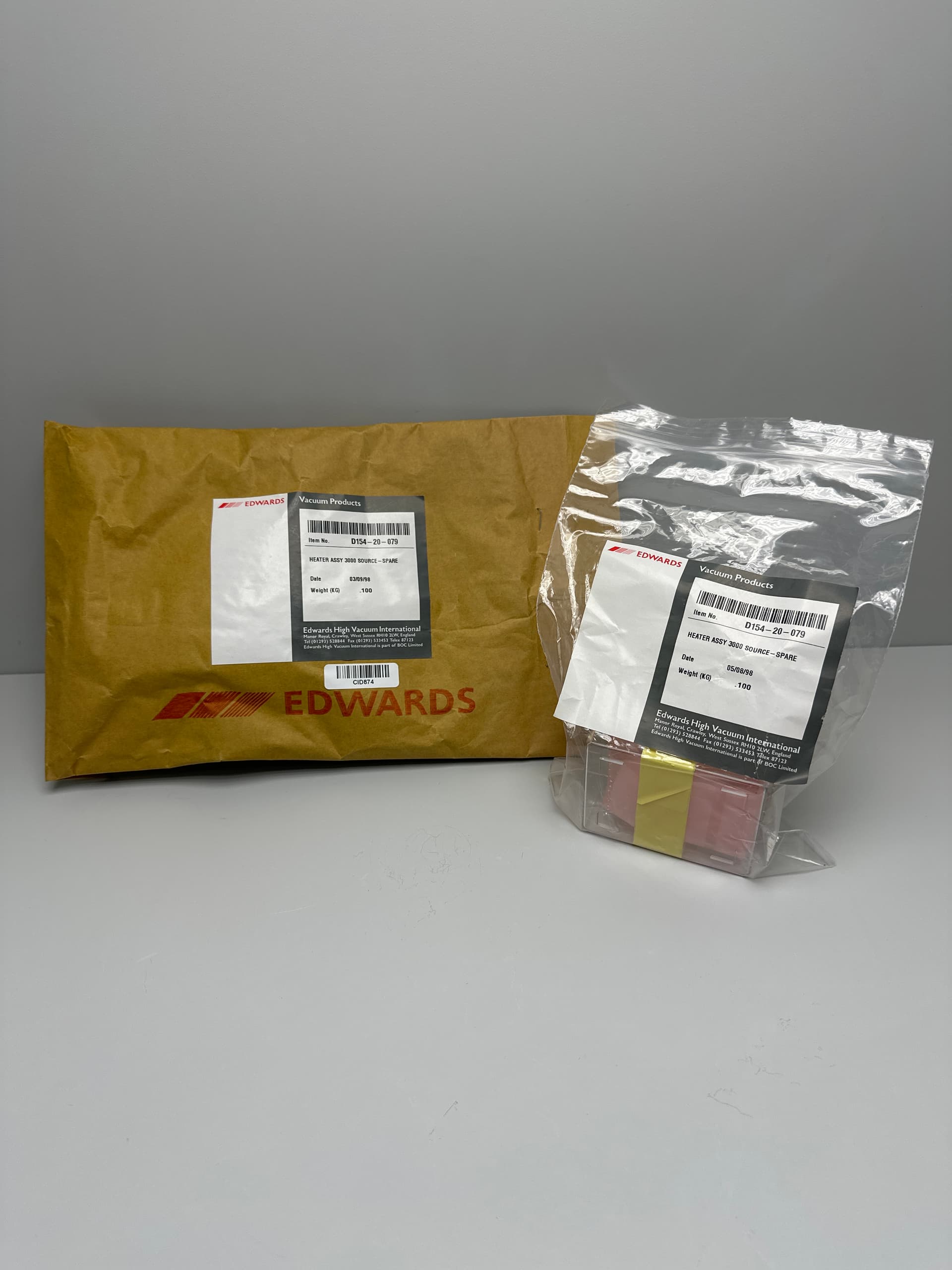 Edwards Vacuum D154-20-079 Heater Assy 3000 Source Spare