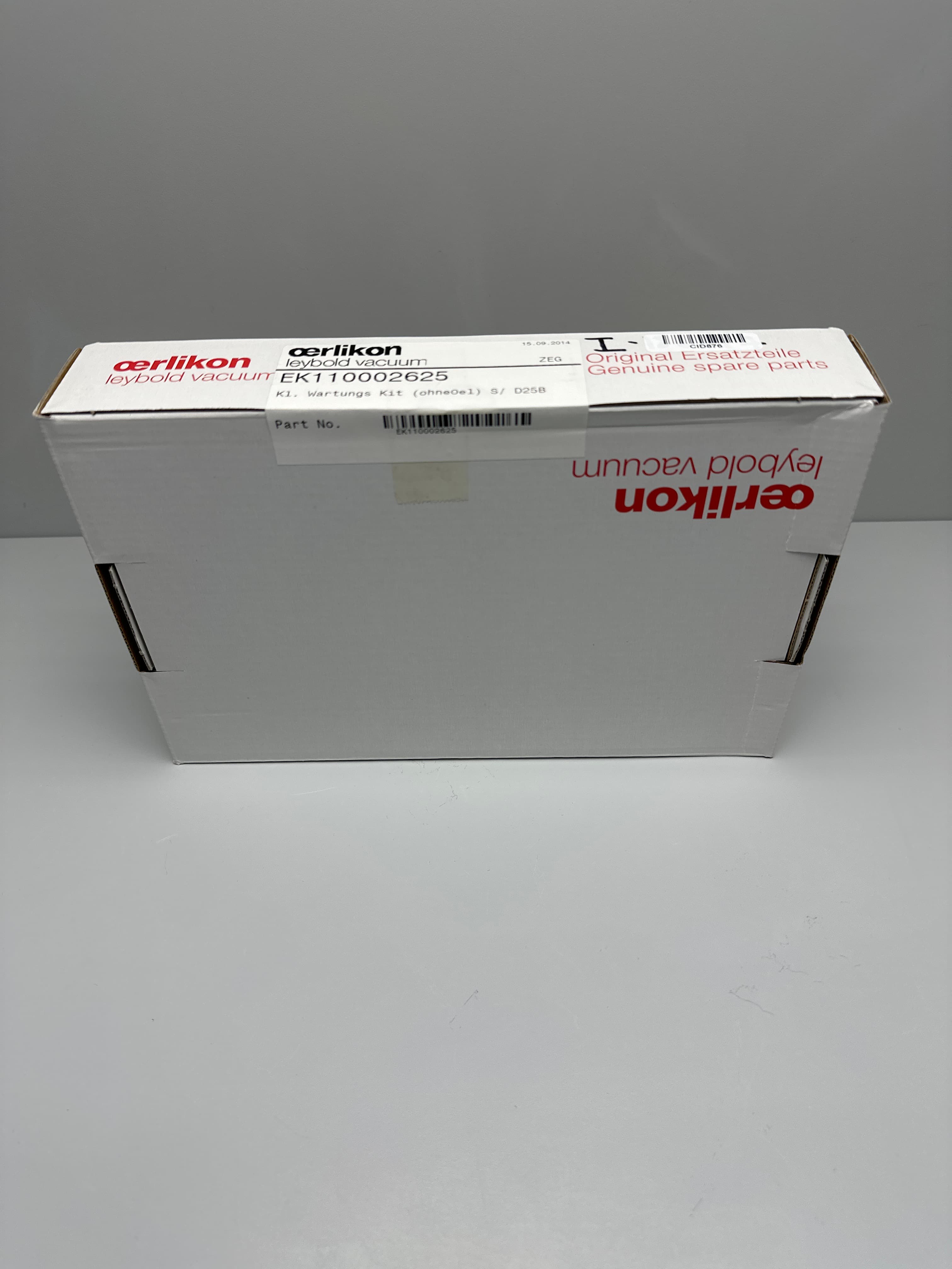 Oerlikon Leybold Vacuum EK110002625 S/D25B Small Maintenance Kit (No Oil)