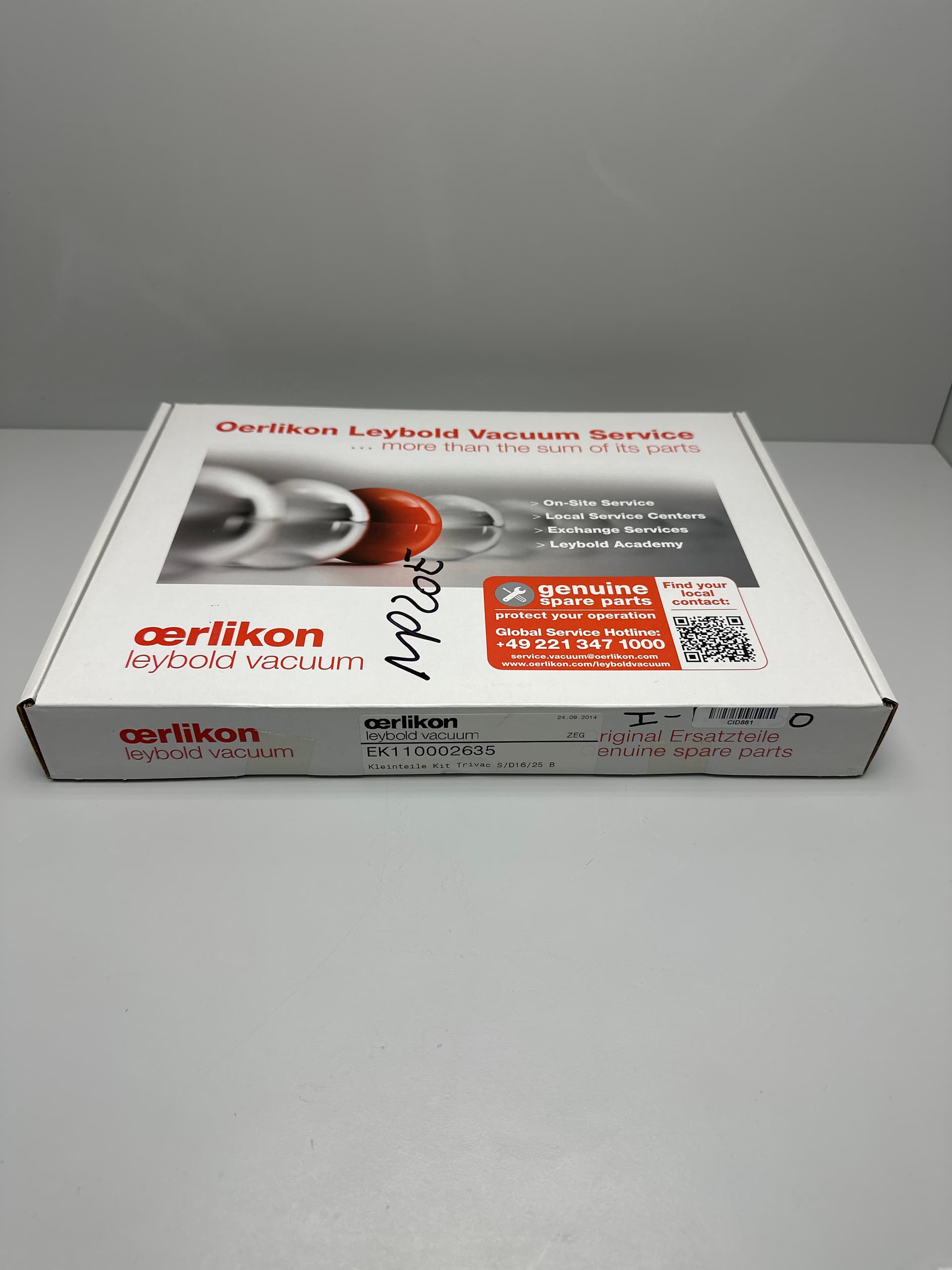 Oerlikon Leybold Vacuum EK110002635 Small Parts Kit Trivac S/D16/25B