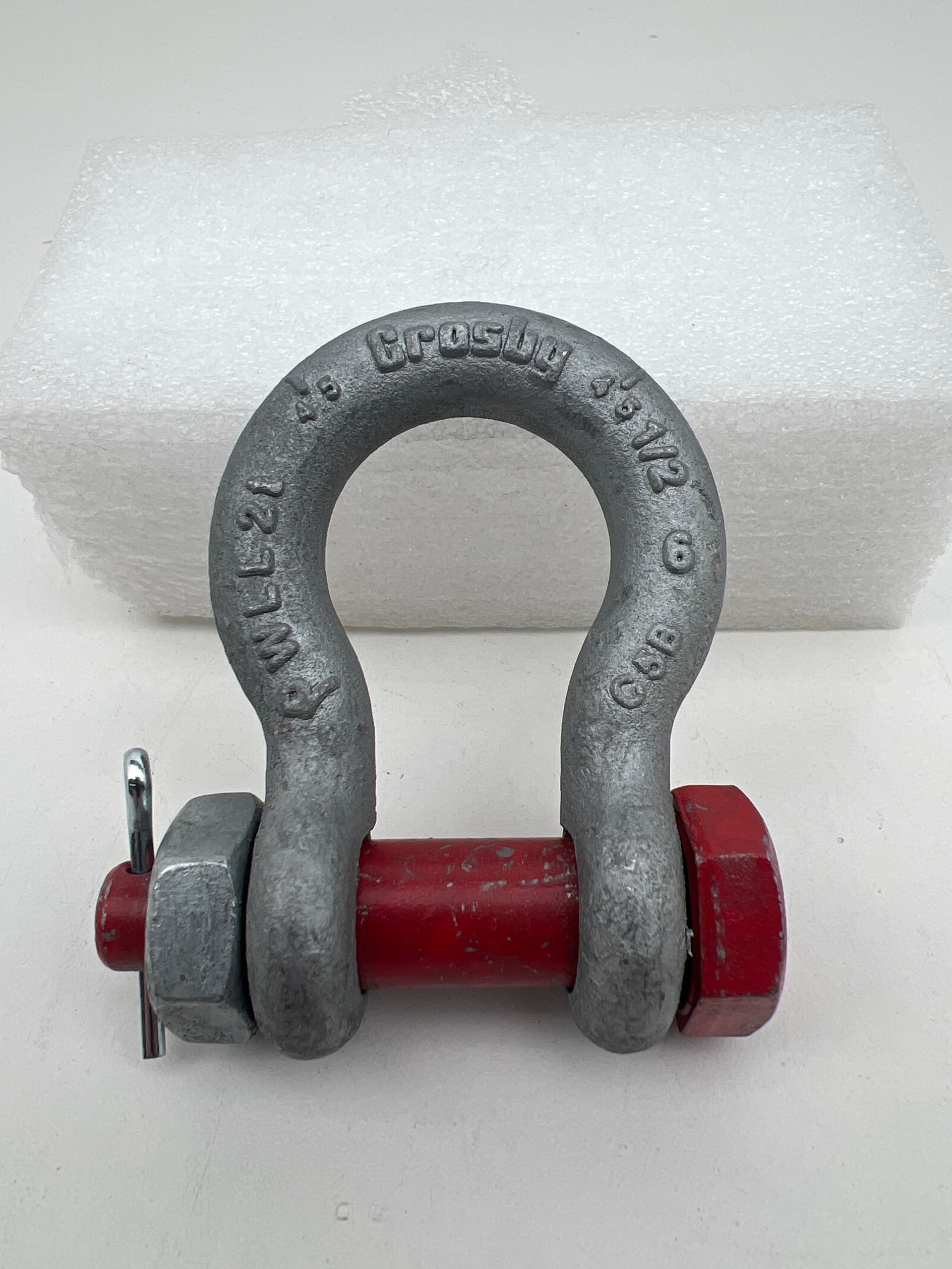 Crosby 1/2" WLL 2 Ton Bolt Type Anchor Shackle