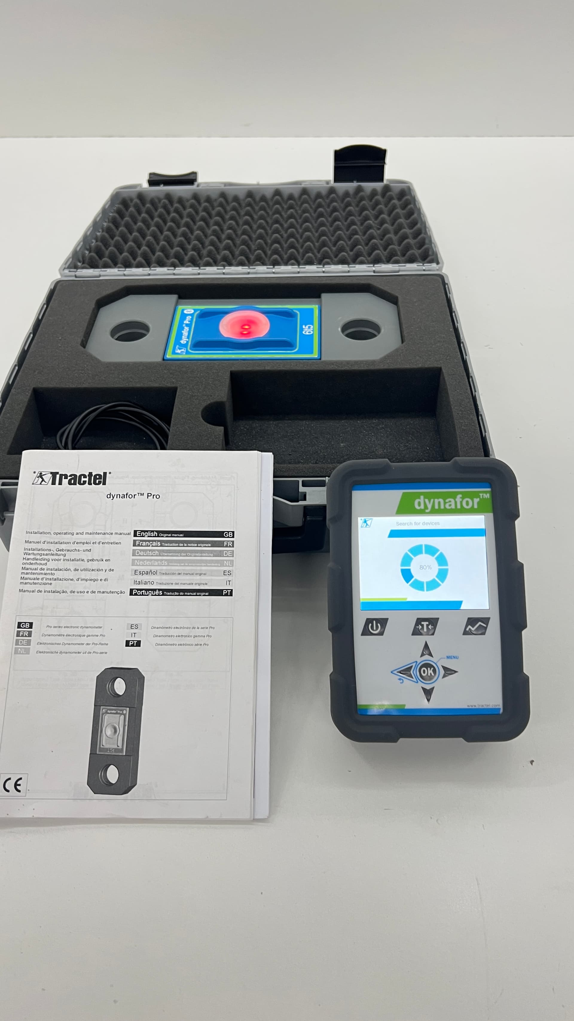 Tractel Dynafor Pro 2933389 6.5Ton Digital Dynamometer with Hand Held Display
