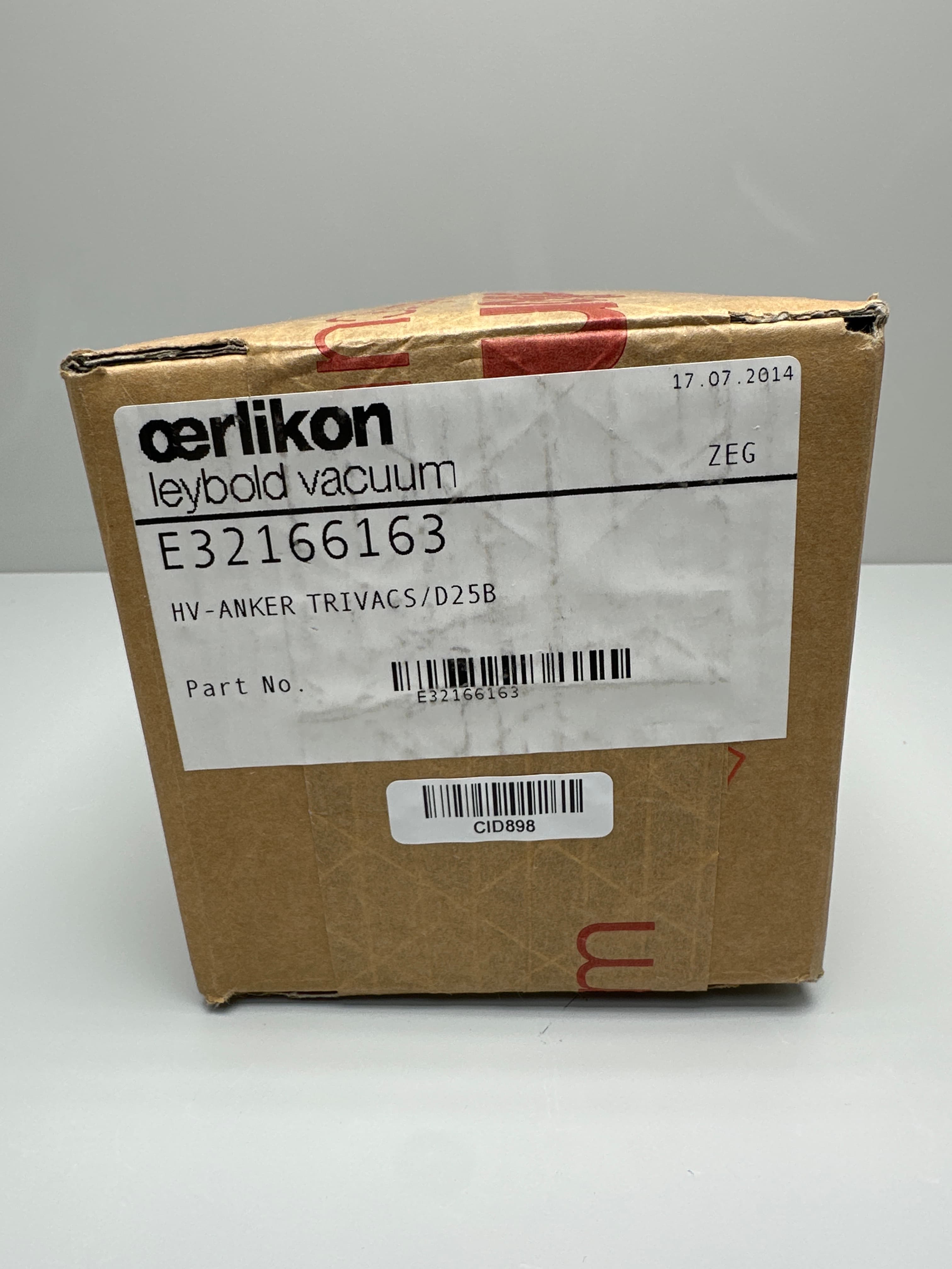 Oerlikon Leybold Vacuum E32166163 HV-Anker Trivac S/D25B Rotor