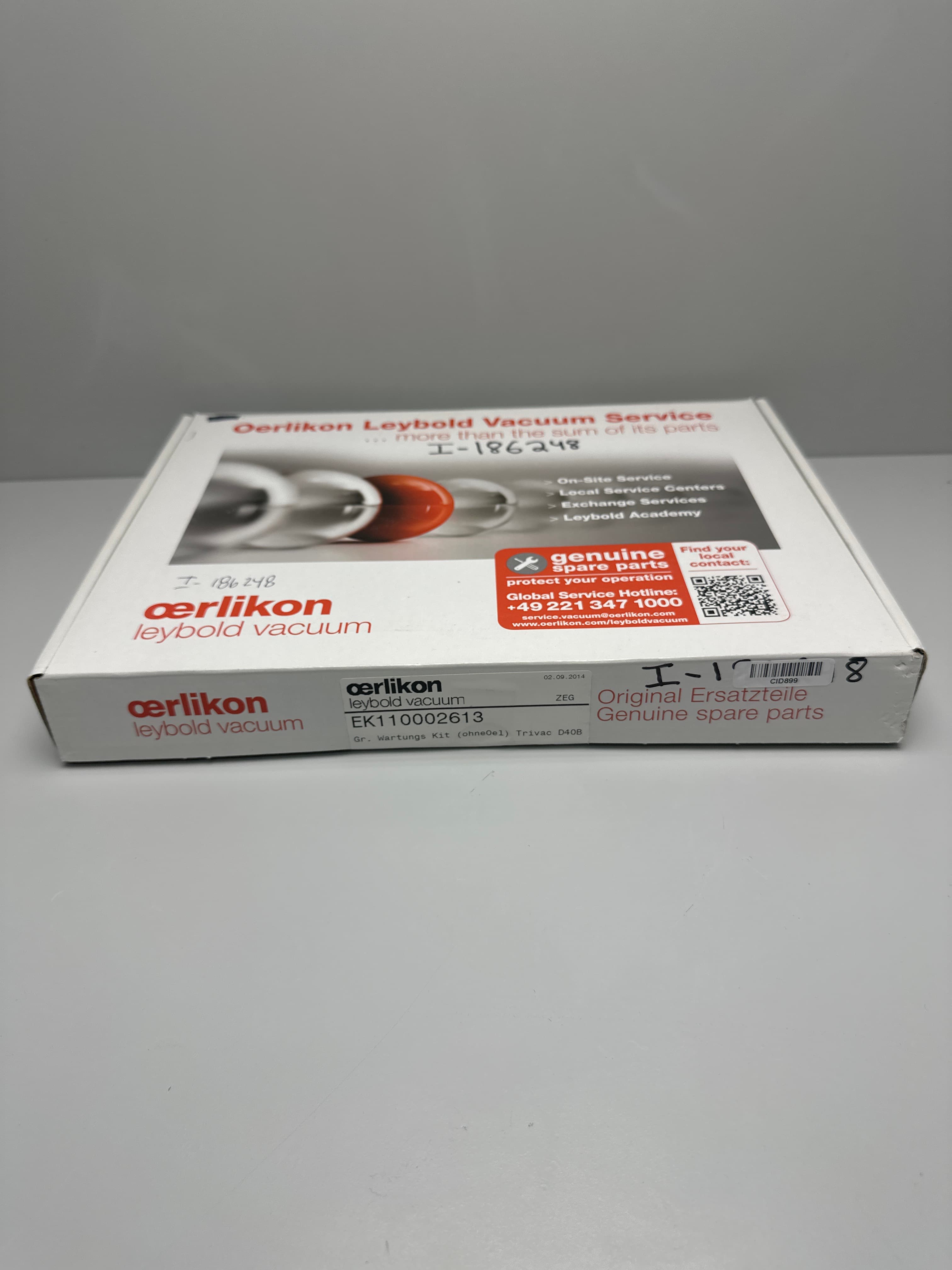 Oerlikon Leybold Vacuum EK110002613 Trivac D40B Major Maintenance Kit (No Oil)