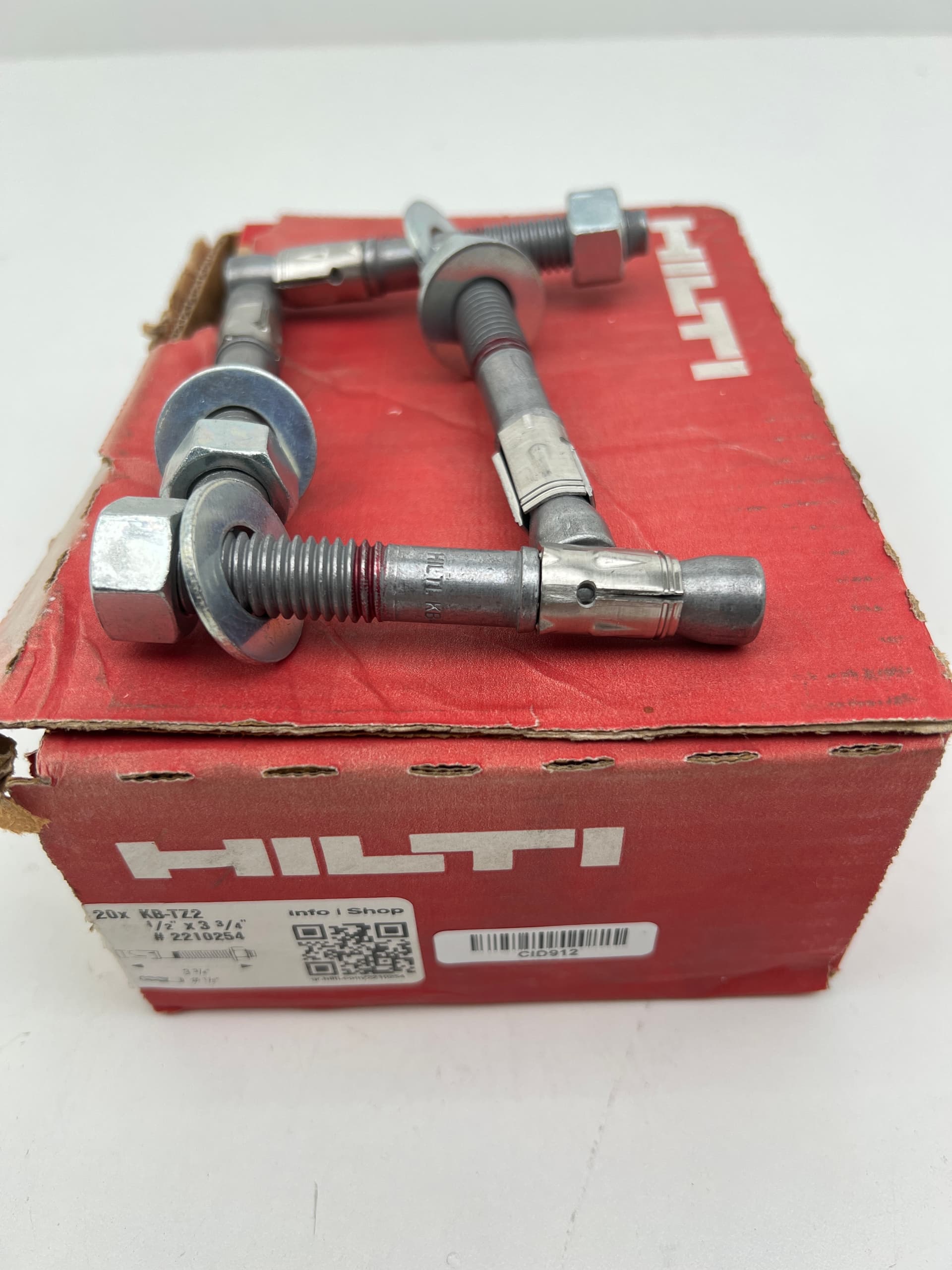 Hilti KB-TZ2 2210254 1/2" x 3-3/4" Wedge Anchor