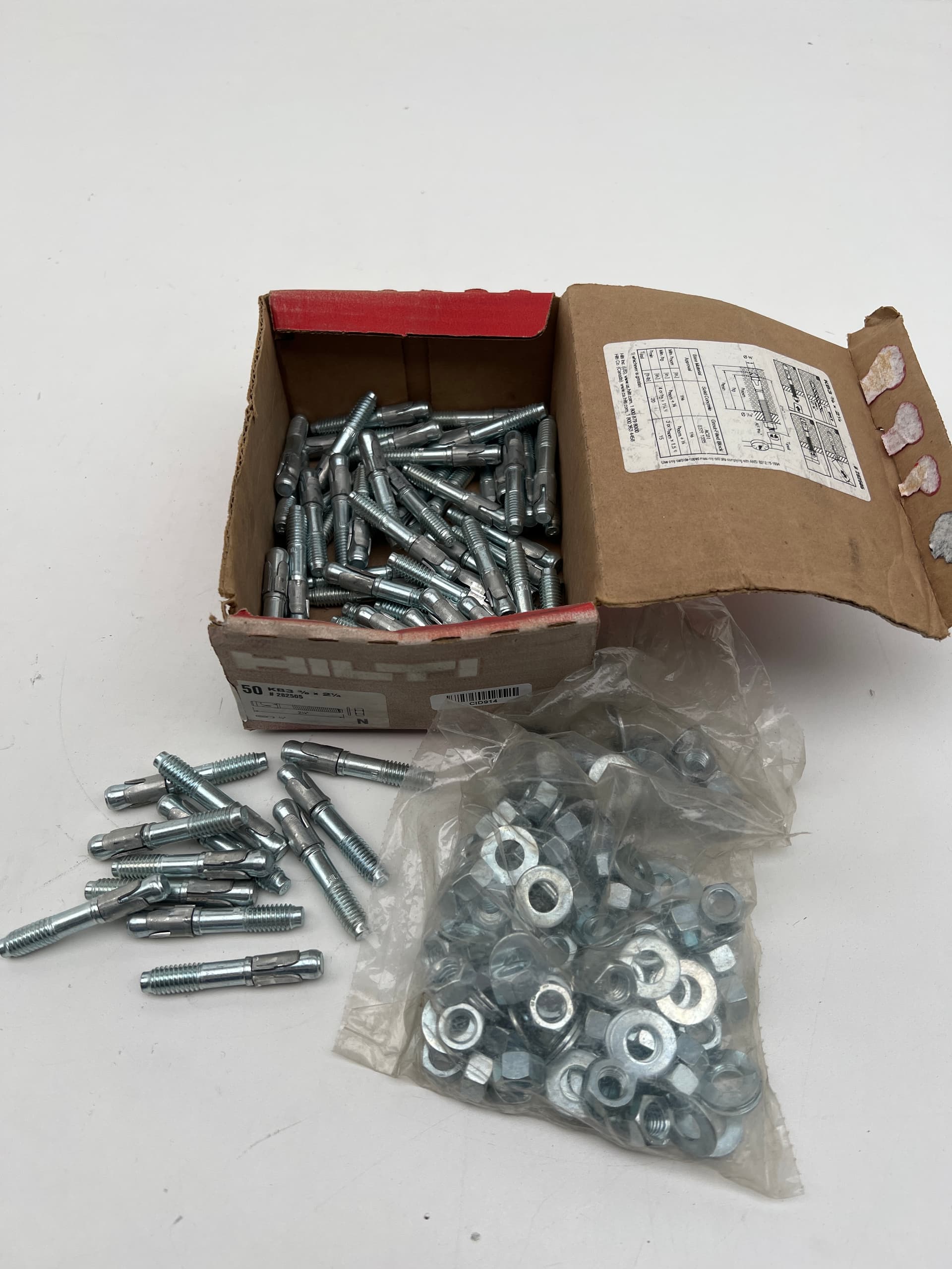 Hilti KB3 282505 3/8" x 2-1/4" Wedge Anchor