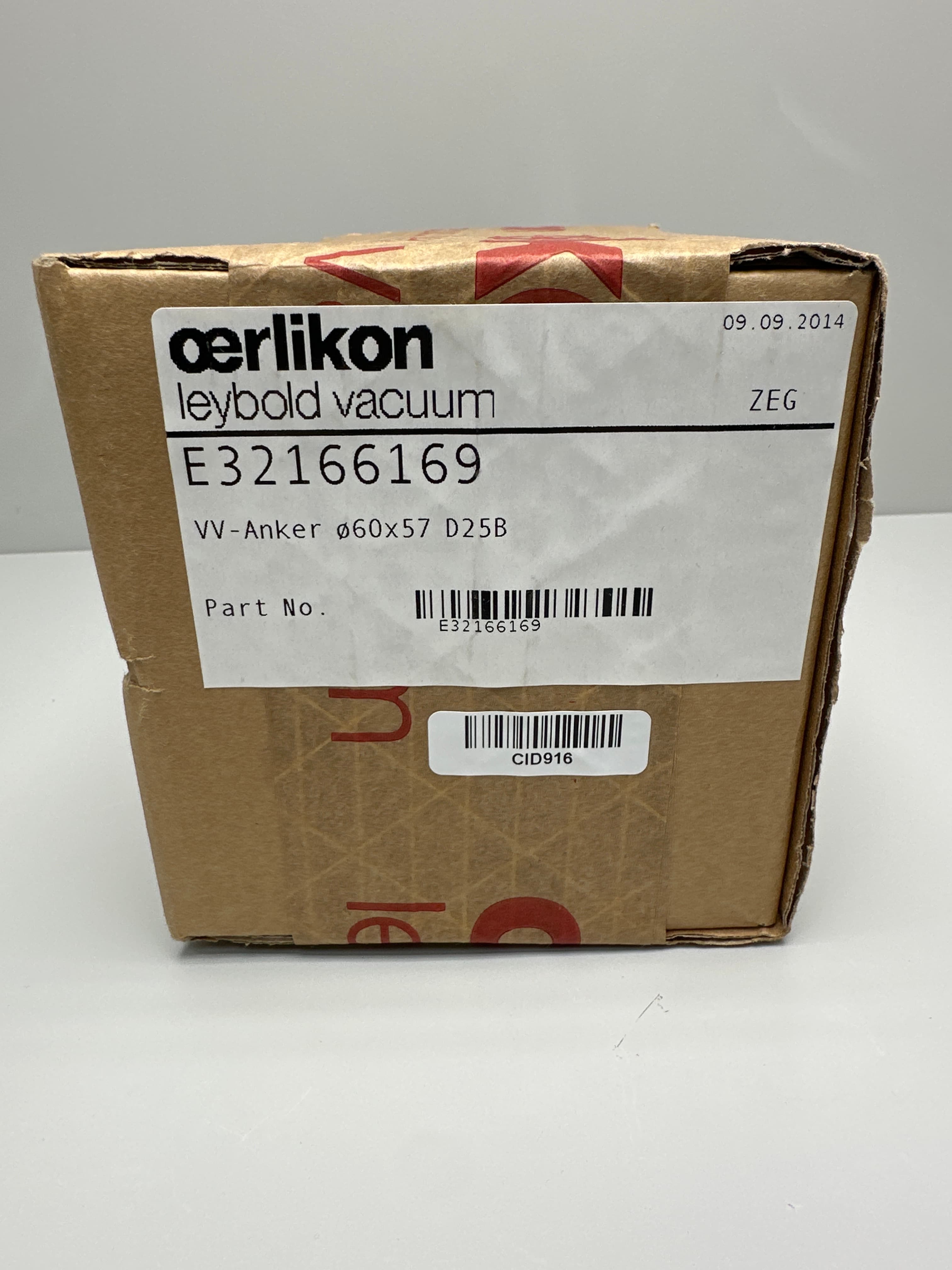 Oerlikon Leybold Vacuum E32166169 VV-Anker Deg.60x57 D25B Rotor