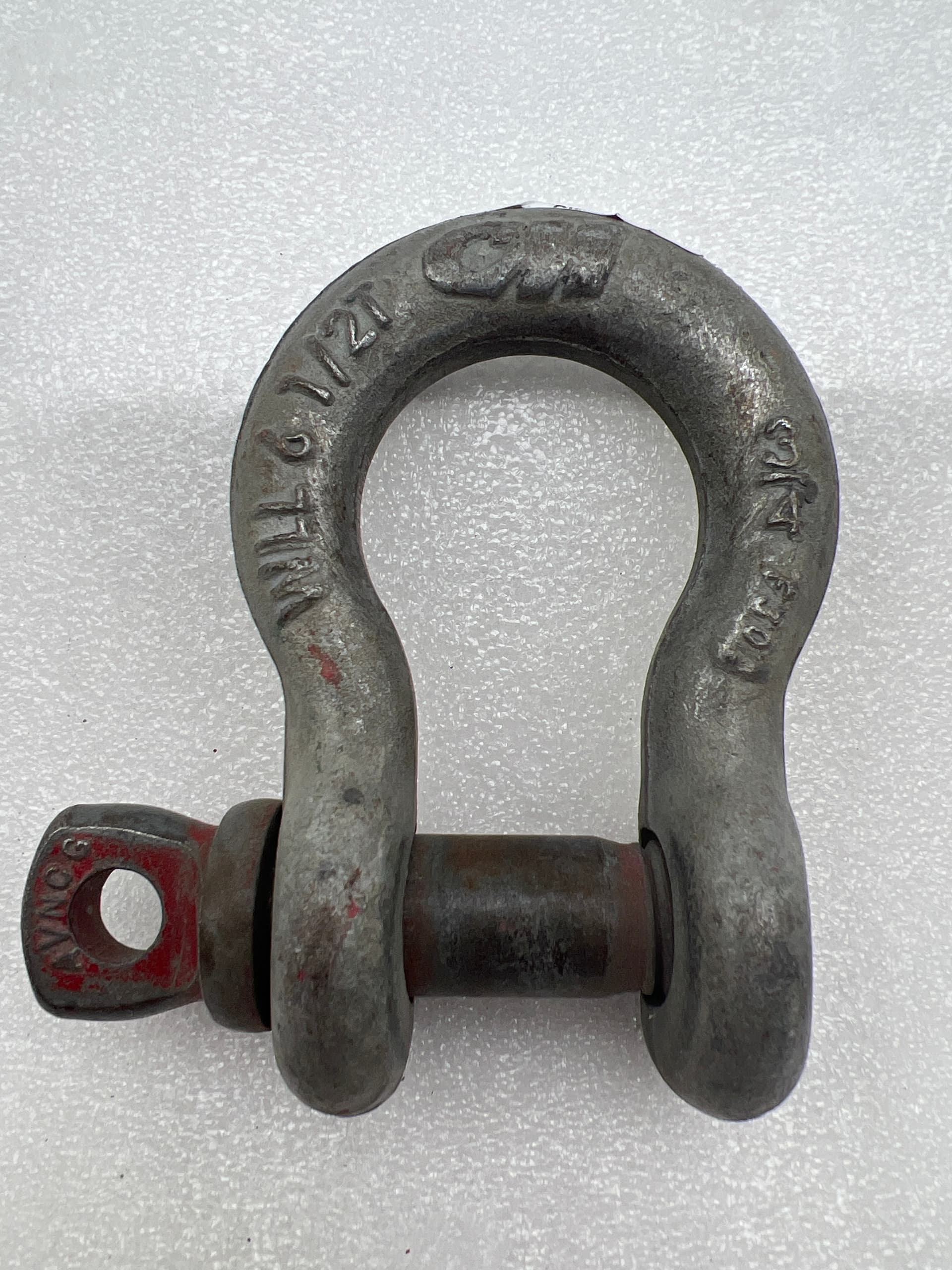 CM 3/4" - 6.5 Ton Galvanized Screw Pin Anchor Shackle