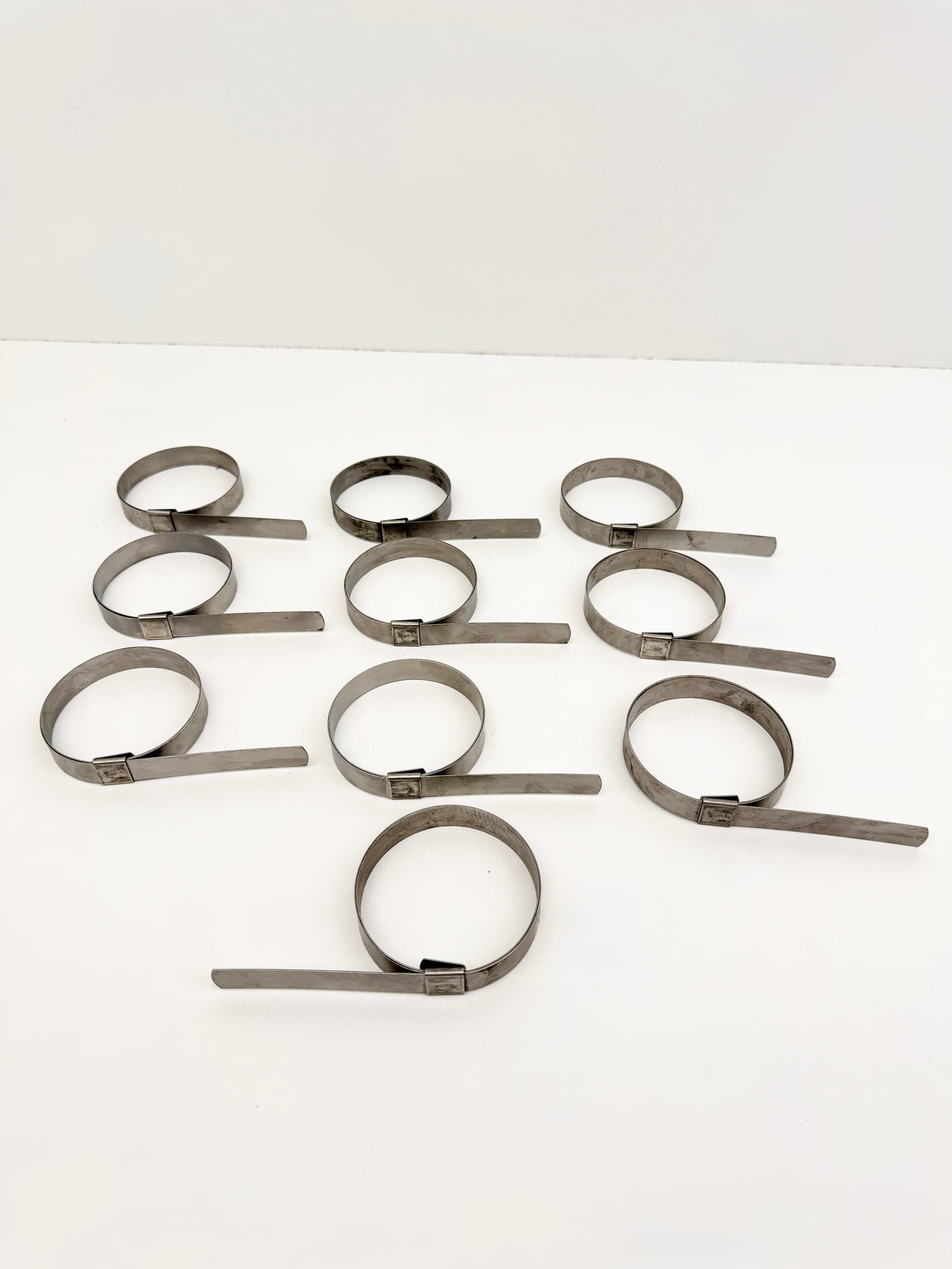 BAND-IT CP12S9 Stainless Steel Center Punch Clamps 3" x 5/8" x 0.25"