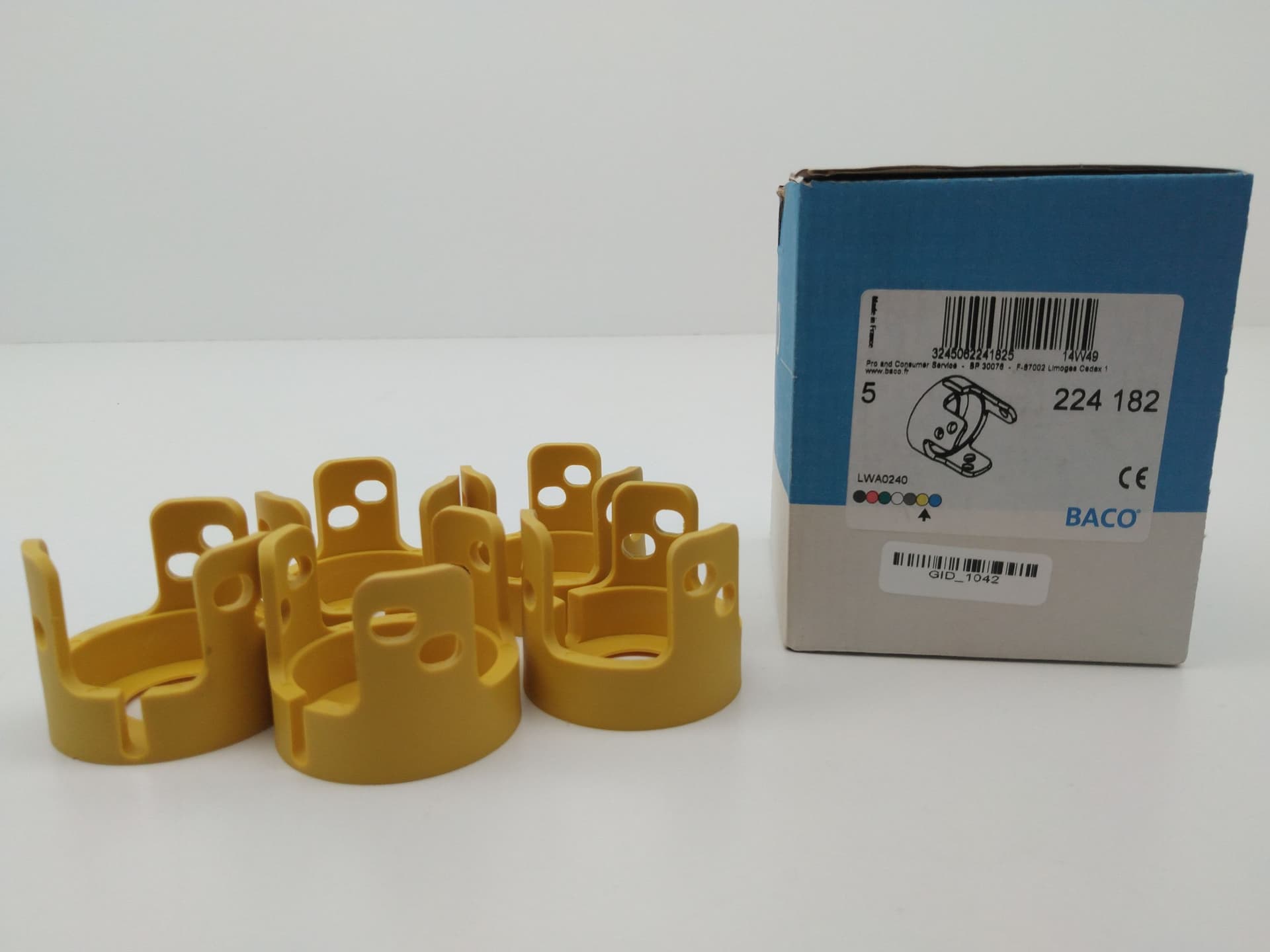 Baco Controls LWA0240 224 182 5 Protective collars, yellow