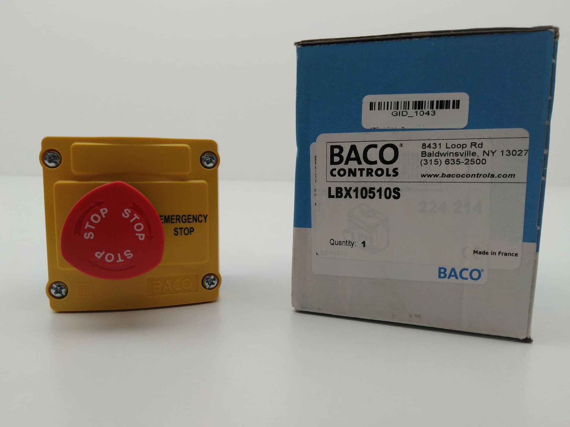Baco Controls LBX10510S 224 214 E-Stop
