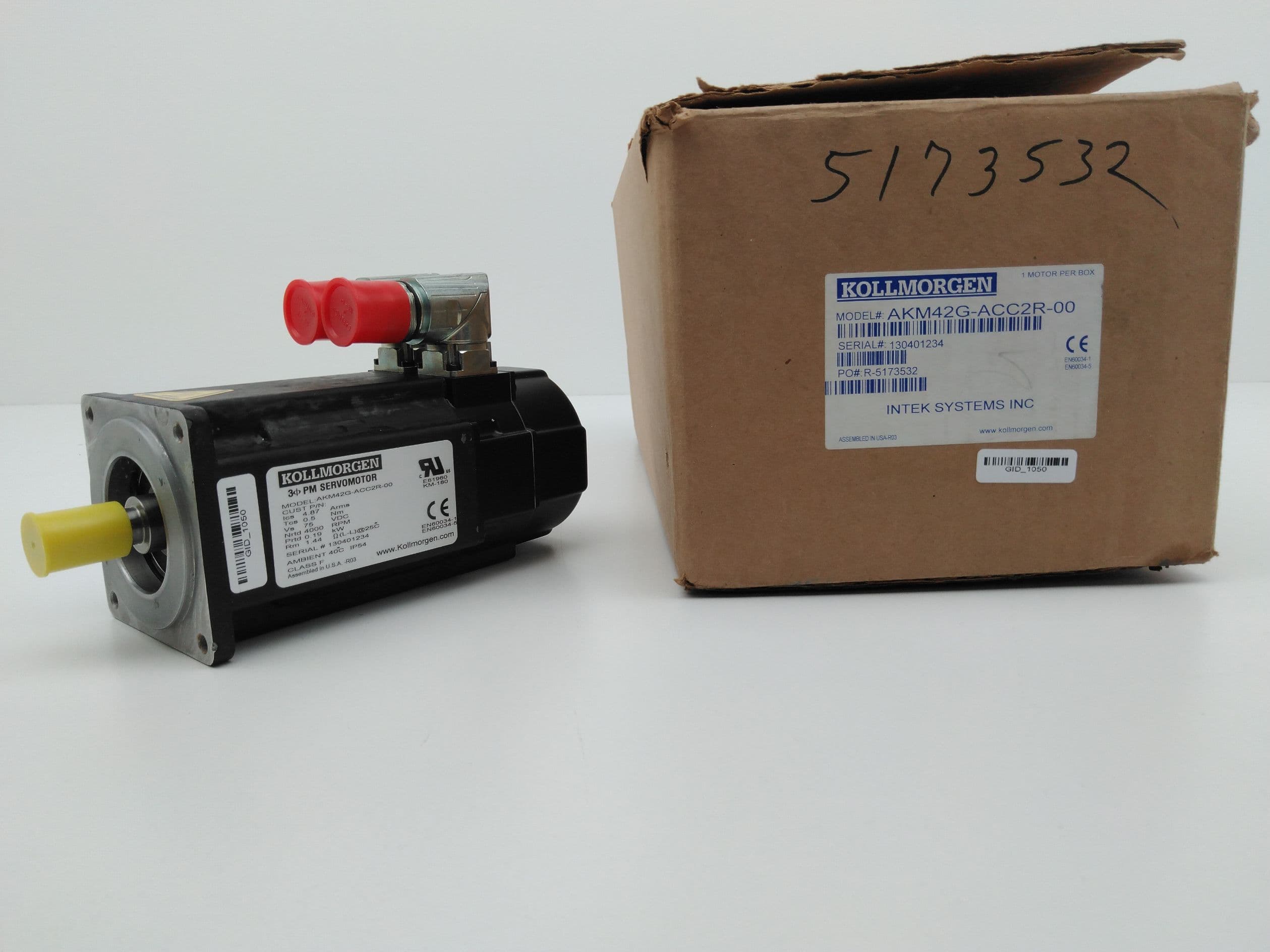 Kollmorgen AKM42G-ACC2R-00 Servo Motor