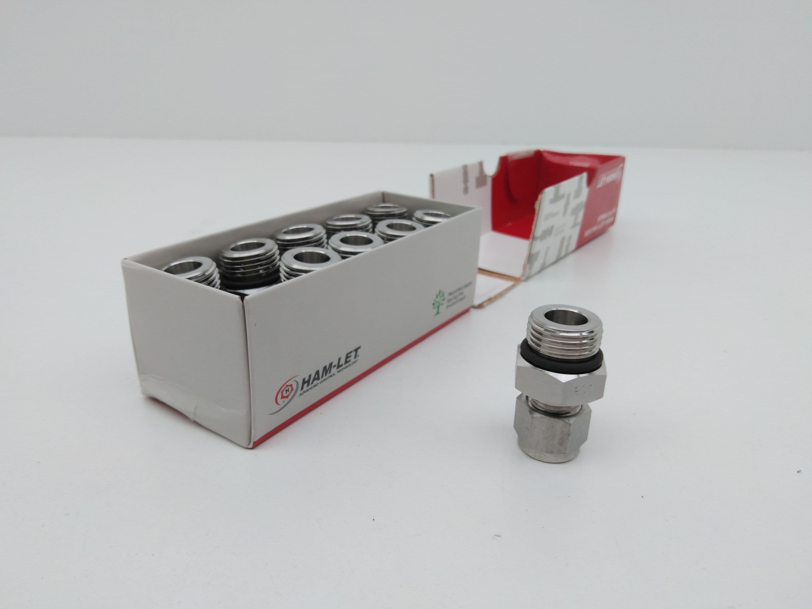 Ham-Let 768LOB SS 3/8 x 3/4-16 Male Connector (10PK)