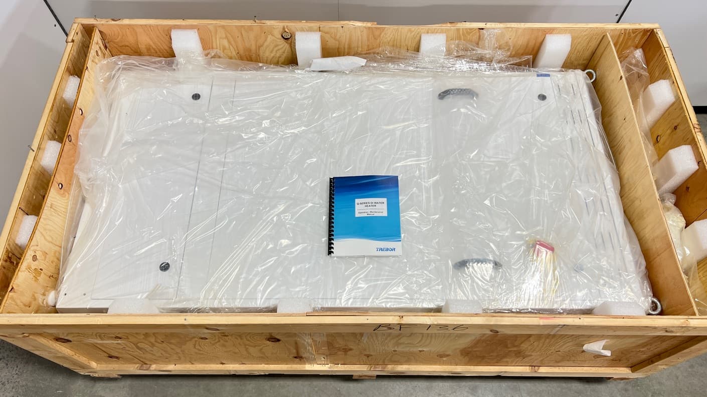 Trebor Q Series Q144V480A01 Deionized Water Heater 155 KW -- New Surplus