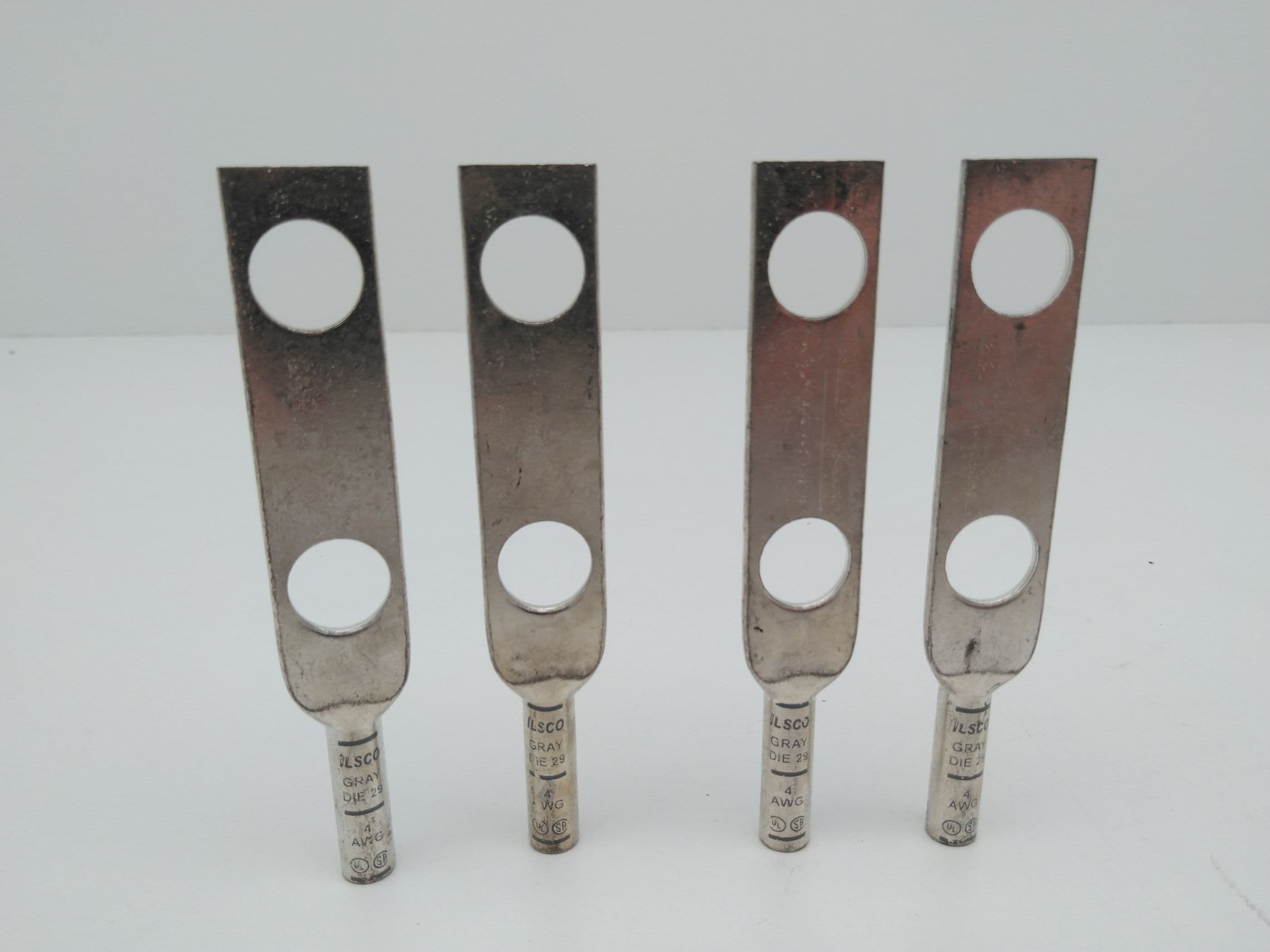 Ilsco CLND-4-12-134 Compression Lug, 4AWG, 2 1/2" Holes, 1 3/4", C-C
