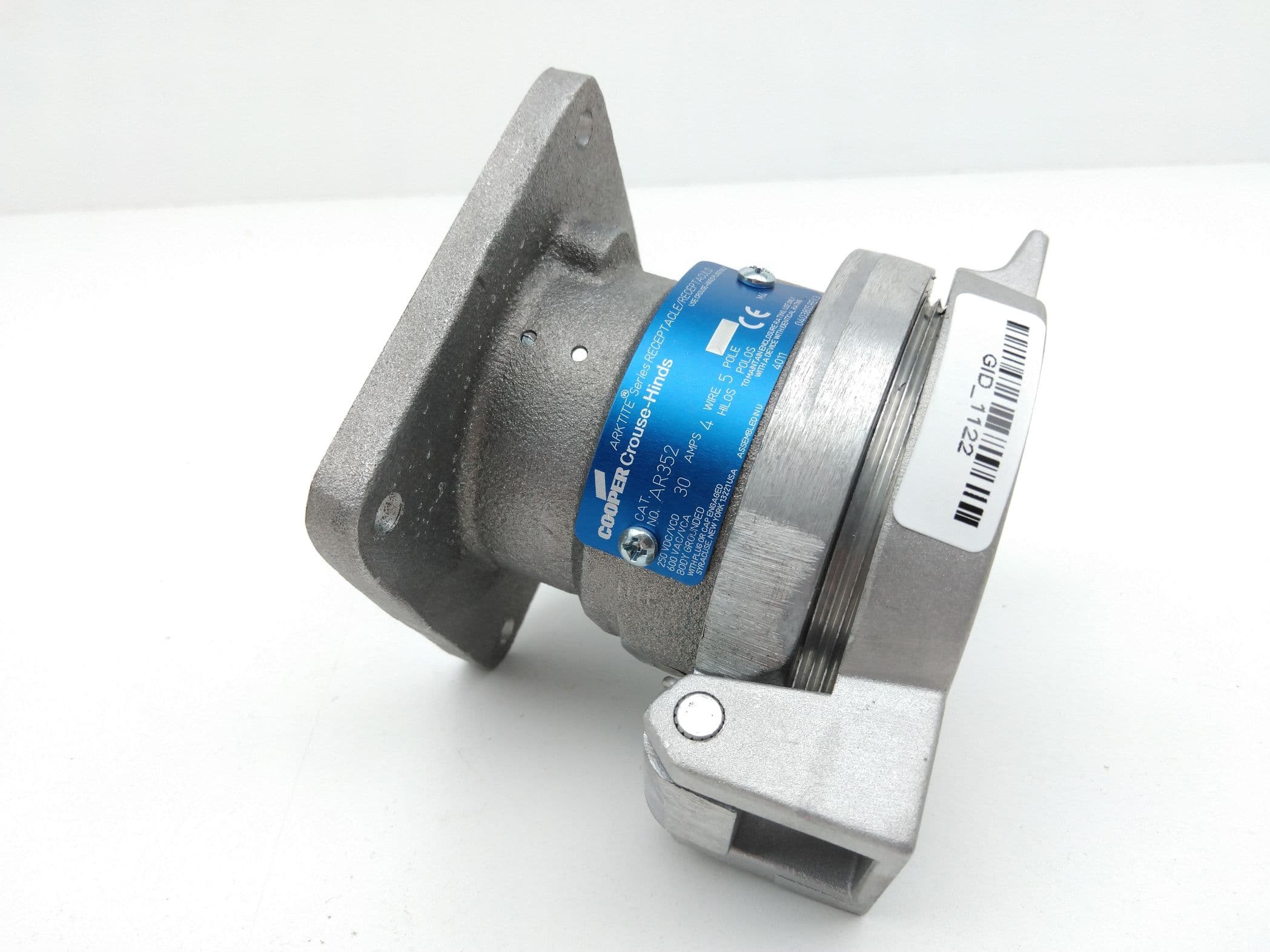 Cooper Crouse-Hinds AR352 Receptacle, 30amp,4 Wire ,5 pole