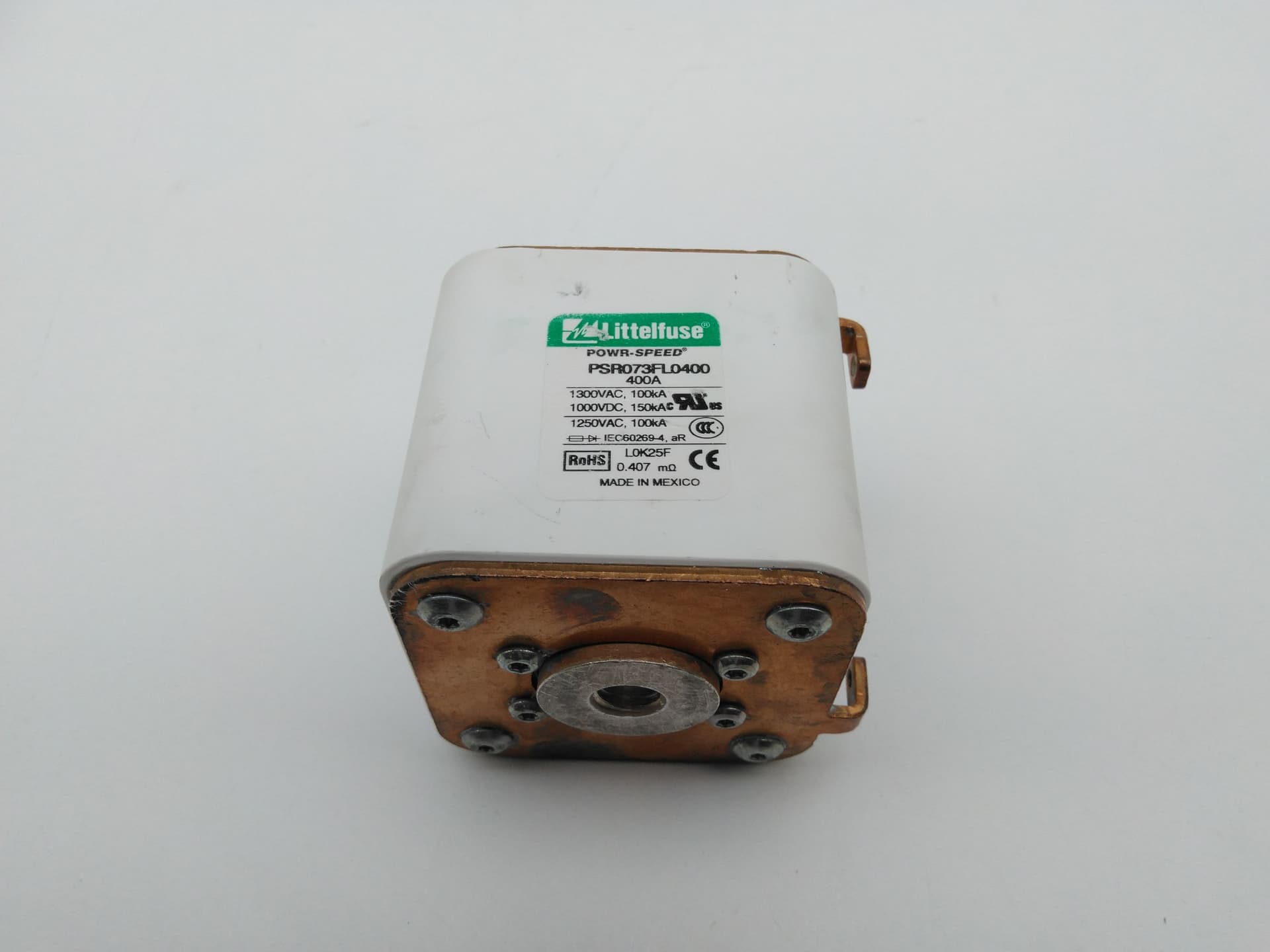 Littelfuse PSR073FL0400 400A PSR Series High-Speed Square Body Fuse