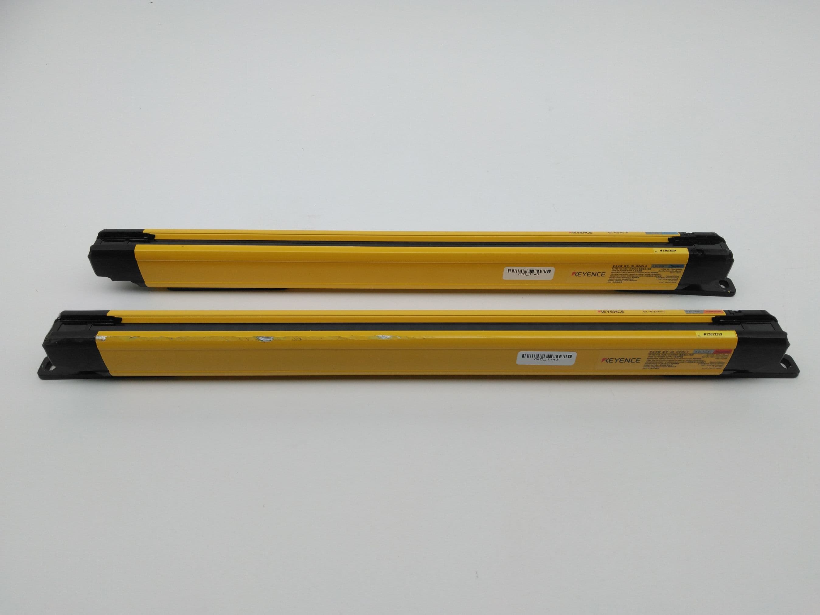 Keyence GL-R24H-R GL-R24H-T Receiver and Transmitter Safety Light Curtain Set