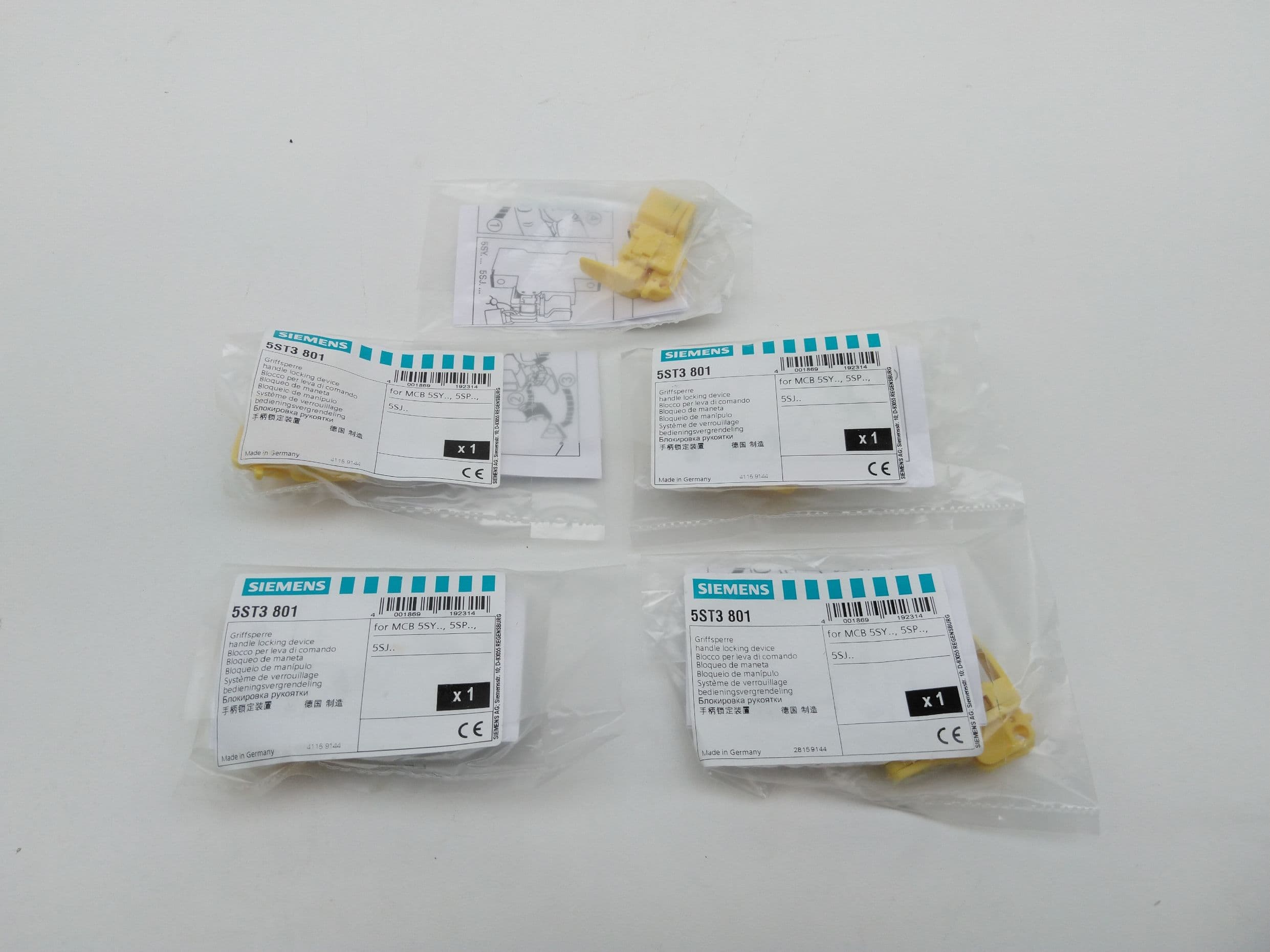 Siemens 5ST3 801 Locking Device for Miniature Circuit Breaker Handle