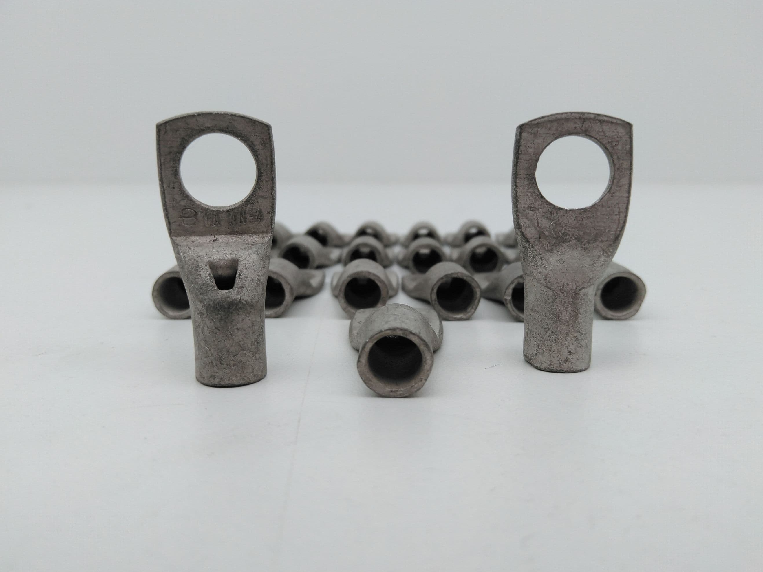 Burndy YA-AN4 Compression Terminal, 4 AWG, 3/8" Stud