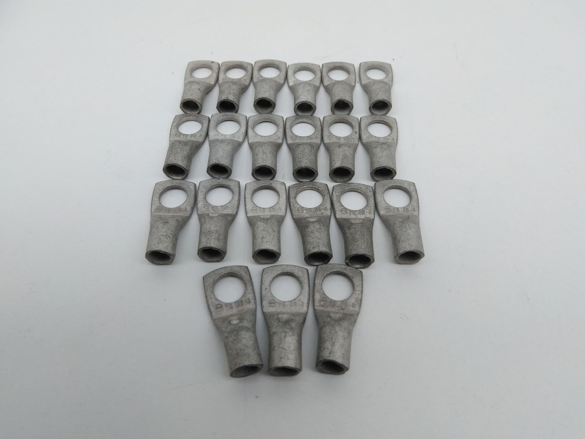 Burndy YA-AN4 Compression Terminal, 4 AWG, 3/8" Stud