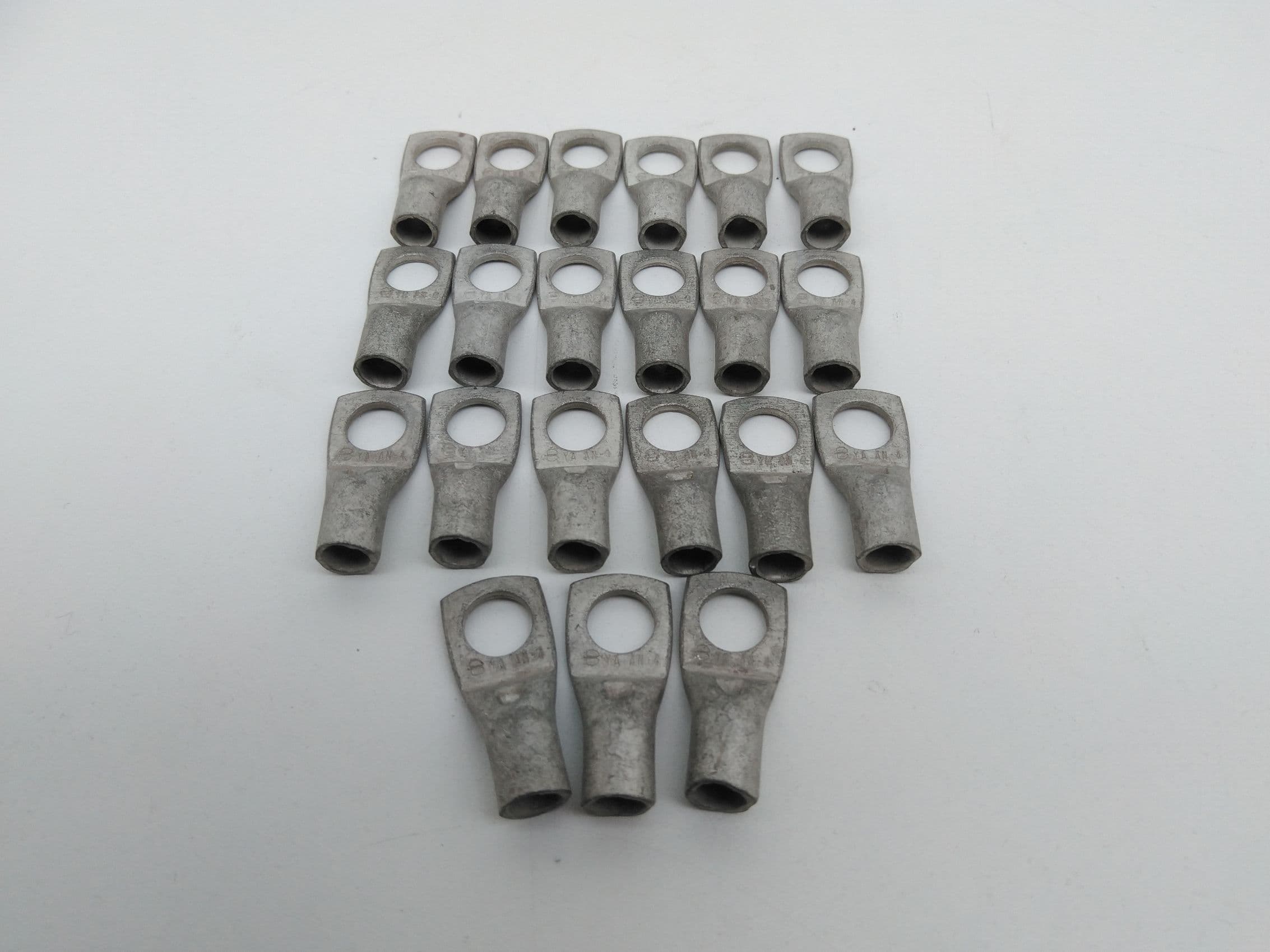 Burndy YA-AN4 Compression Terminal, 4 AWG, 3/8" Stud