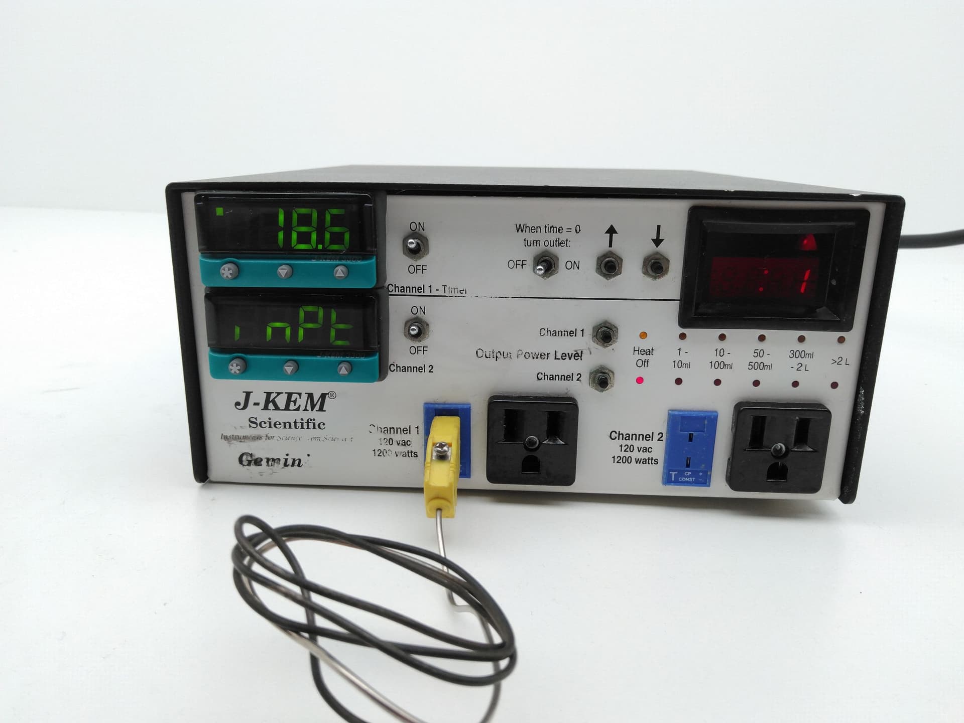 J-Kem Gemini Two Channel Temperature Controller