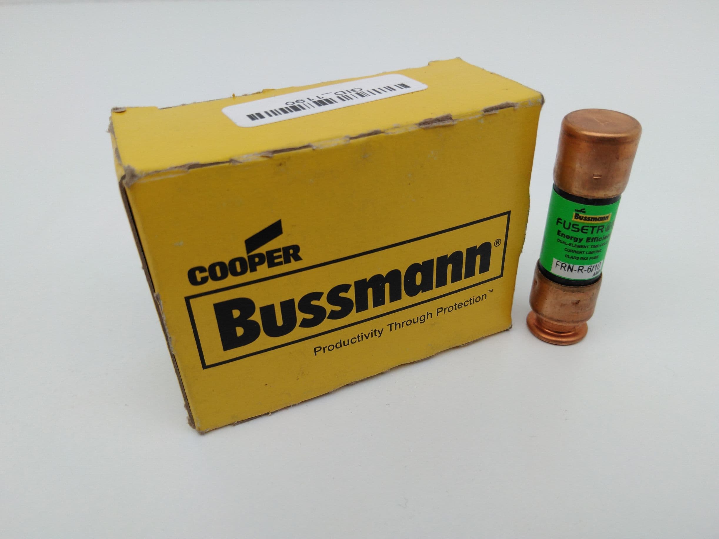 Bussmann FRN-R-6/10 Dual Element Time Delay Current Limiting 6/10A 250V Fuses