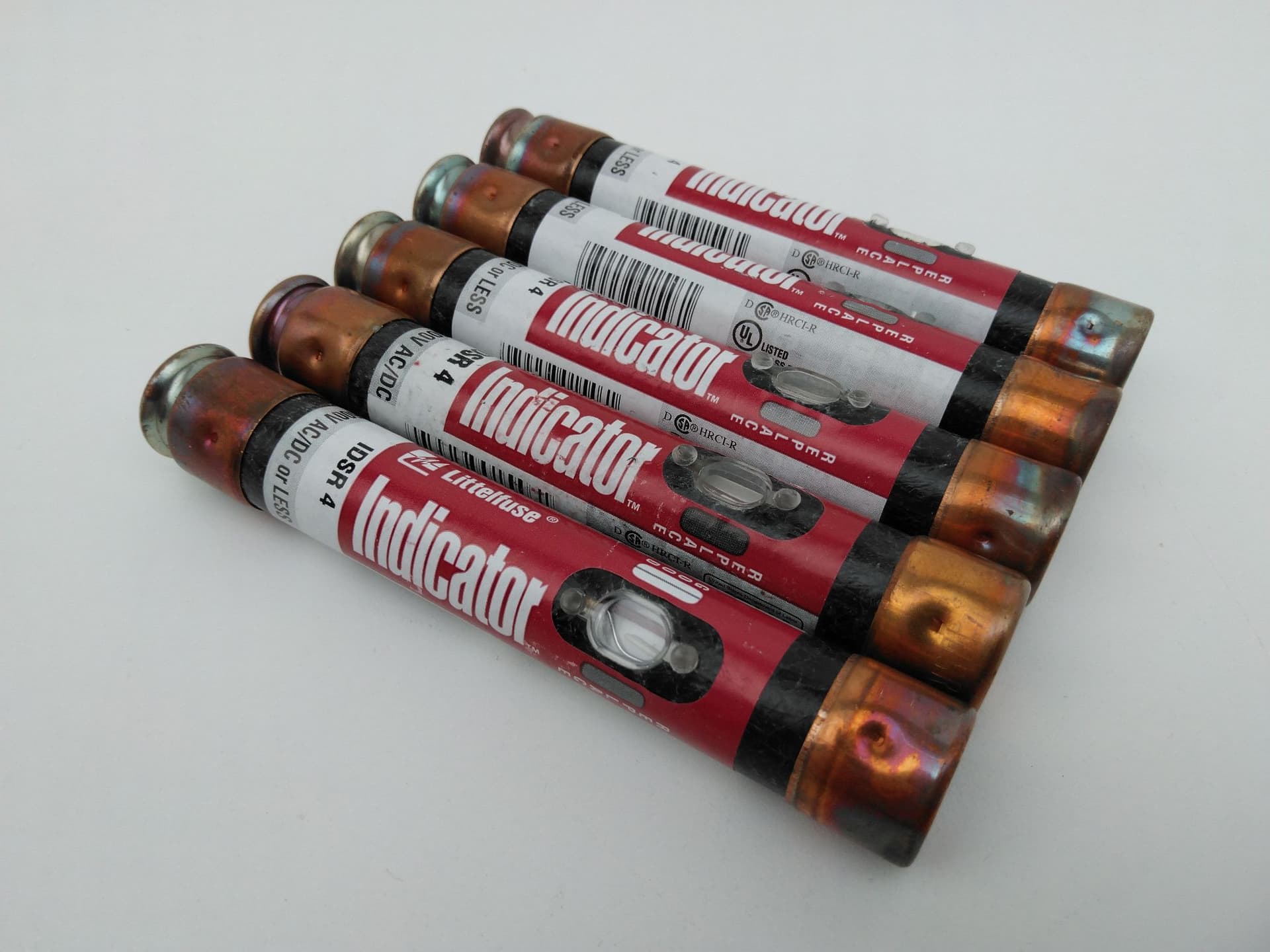 Littelfuse IDSR4 Indicator 4A 600V Dual Element Time Delay Class RK5 Fuses